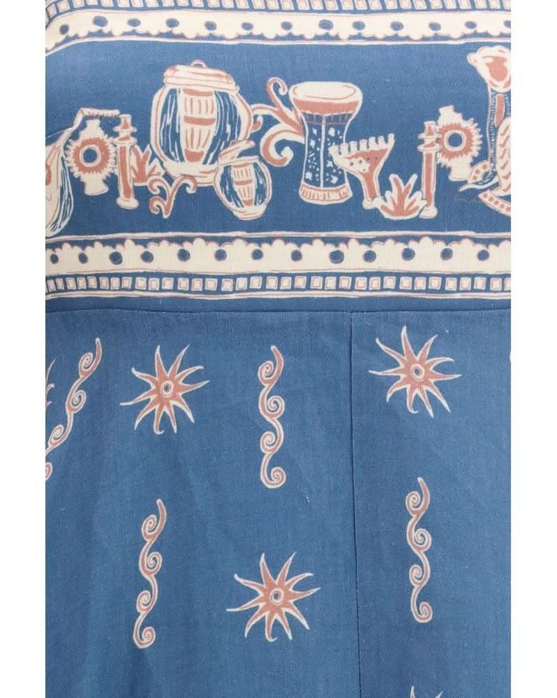 Alemais Blue Linen Dress
