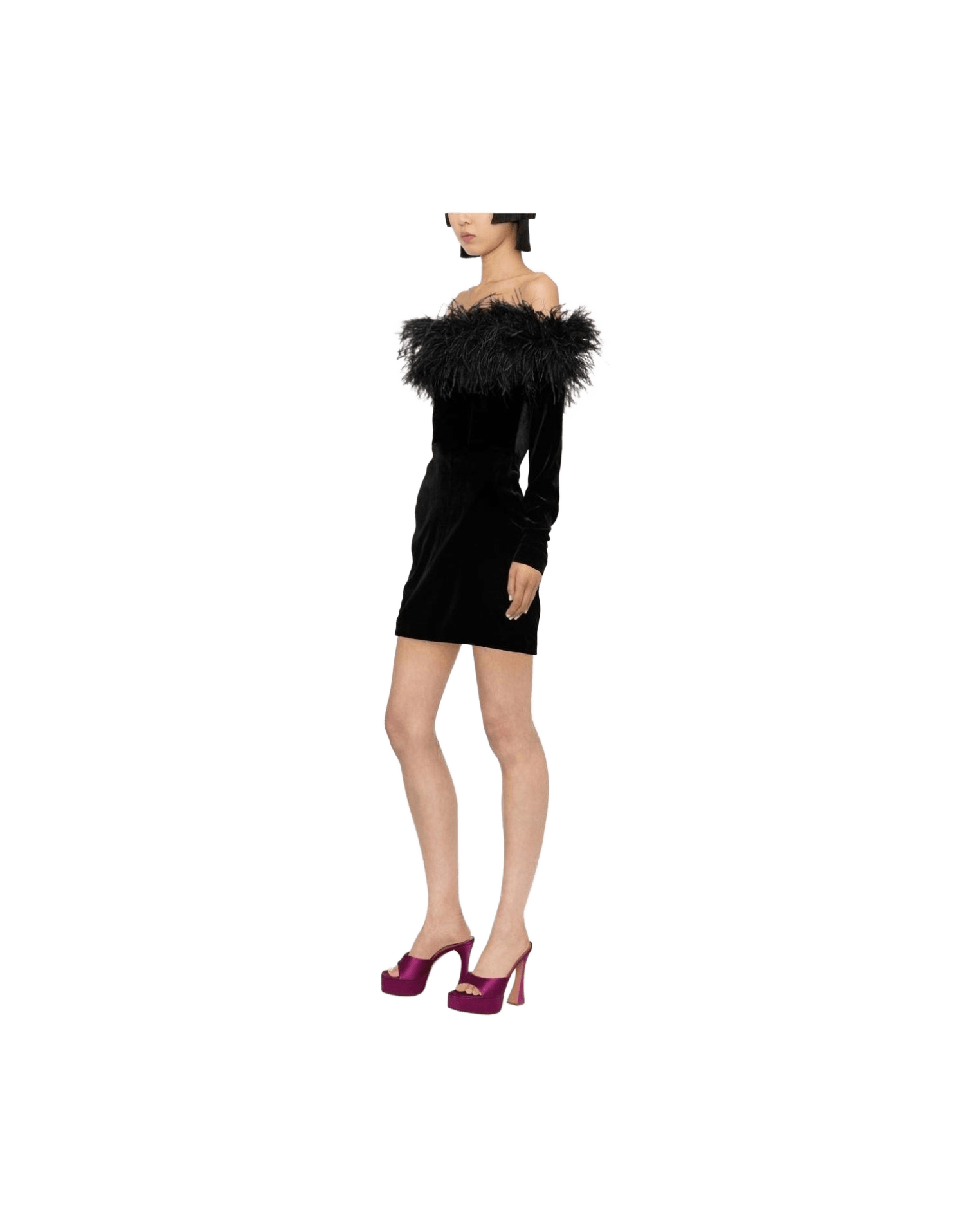Alessandra Rich Black Dress Glam Steals