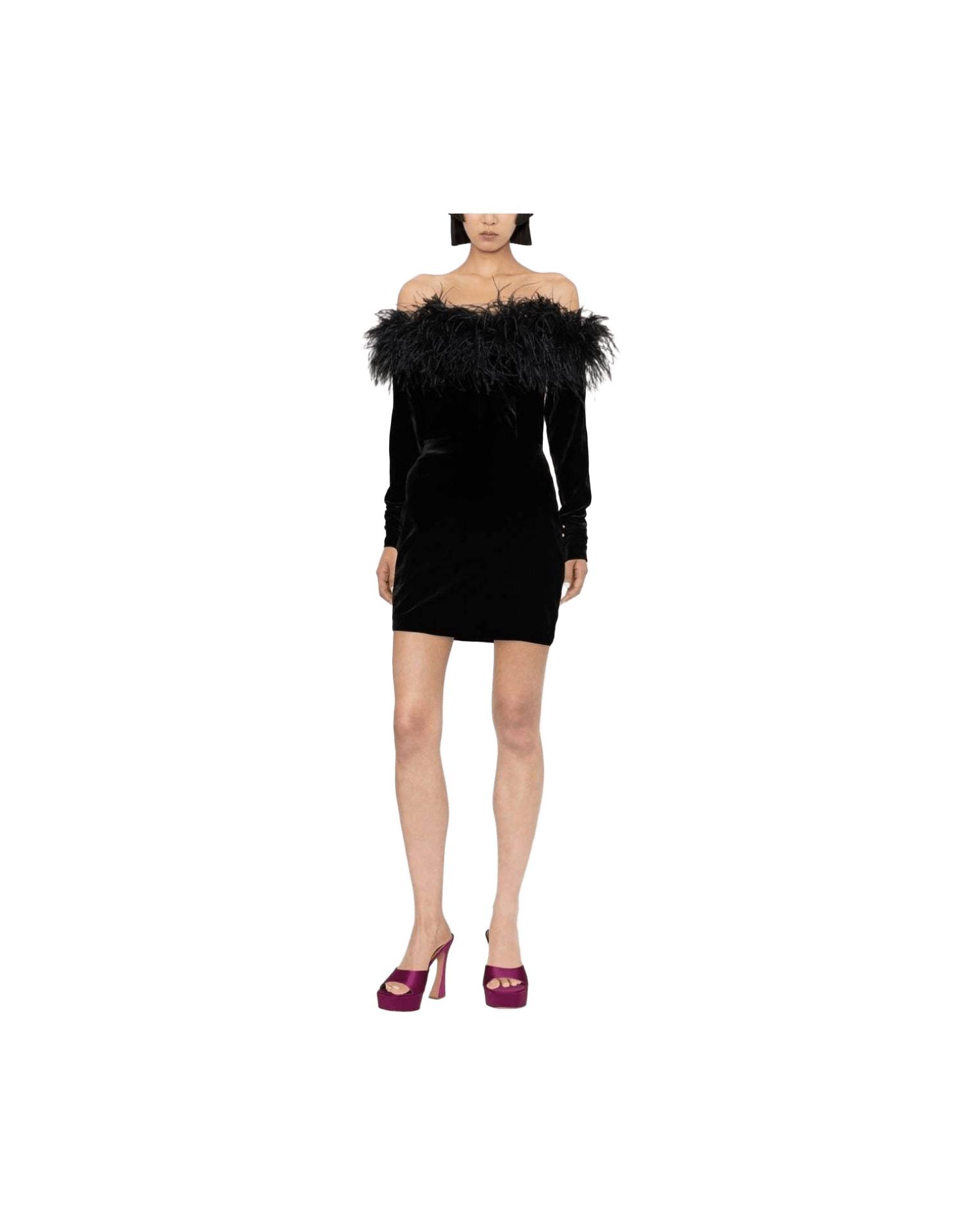 Alessandra Rich Black Dress Glam Steals