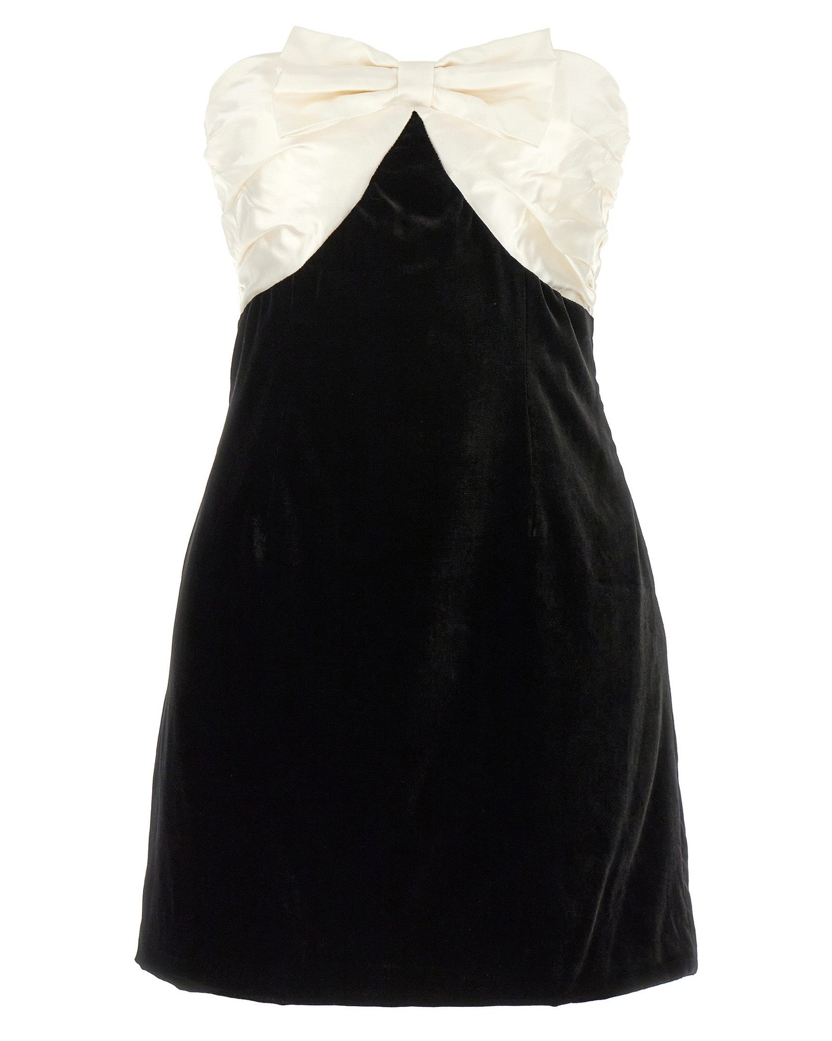 Alessandra Rich Bow Short Dress Glam Steals