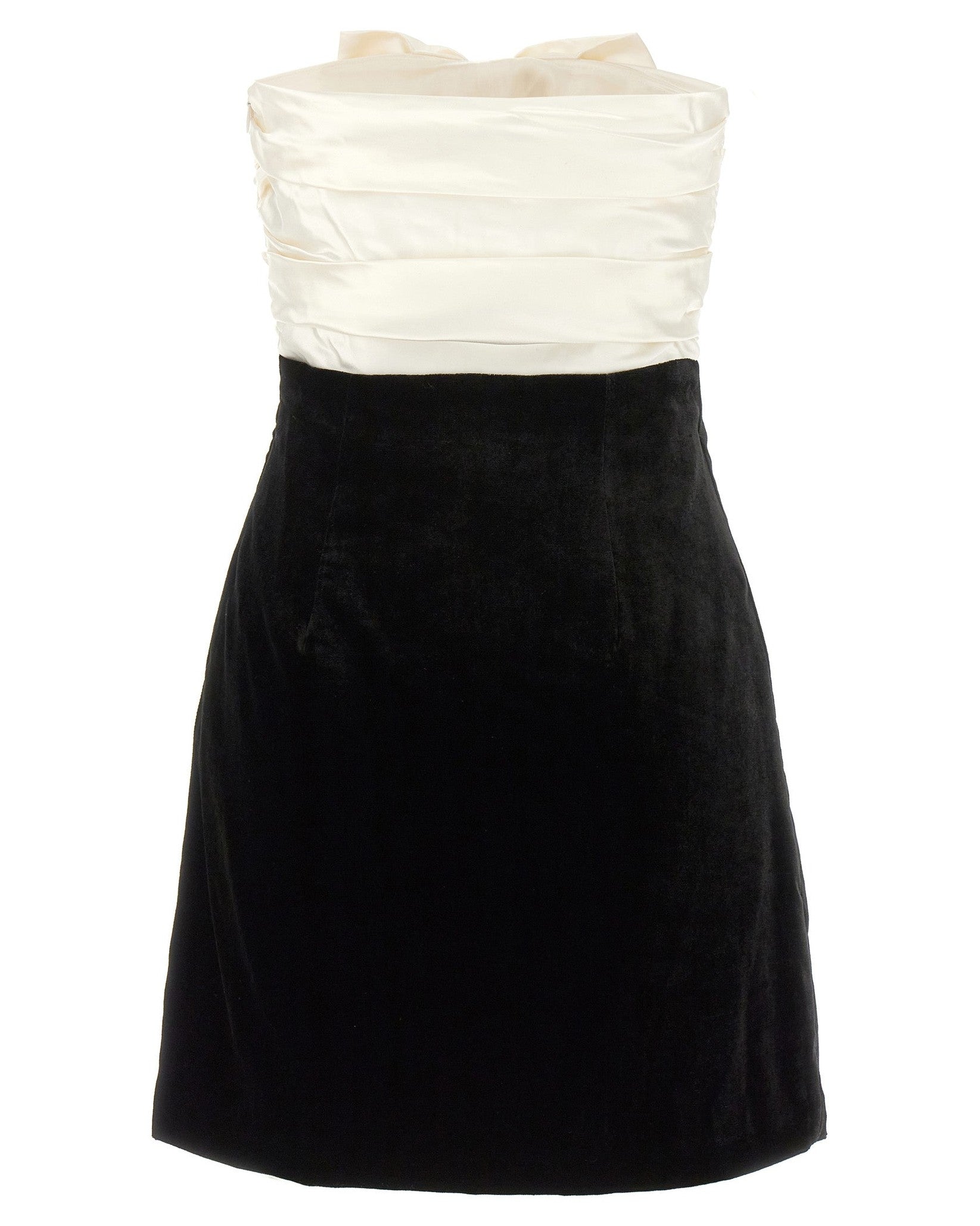 Alessandra Rich Bow Short Dress Glam Steals