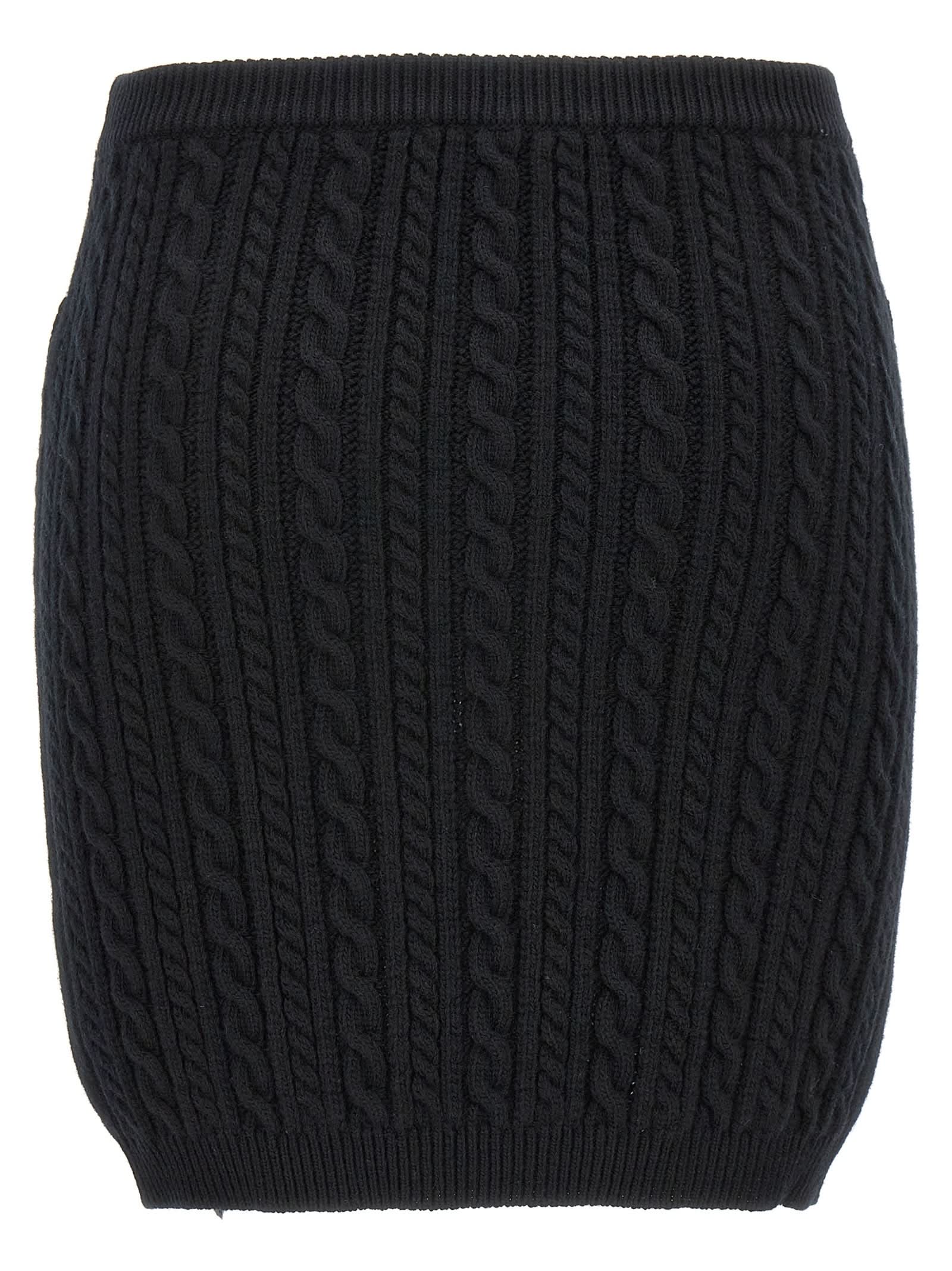 Alessandra Rich Button Skirt Glam Steals