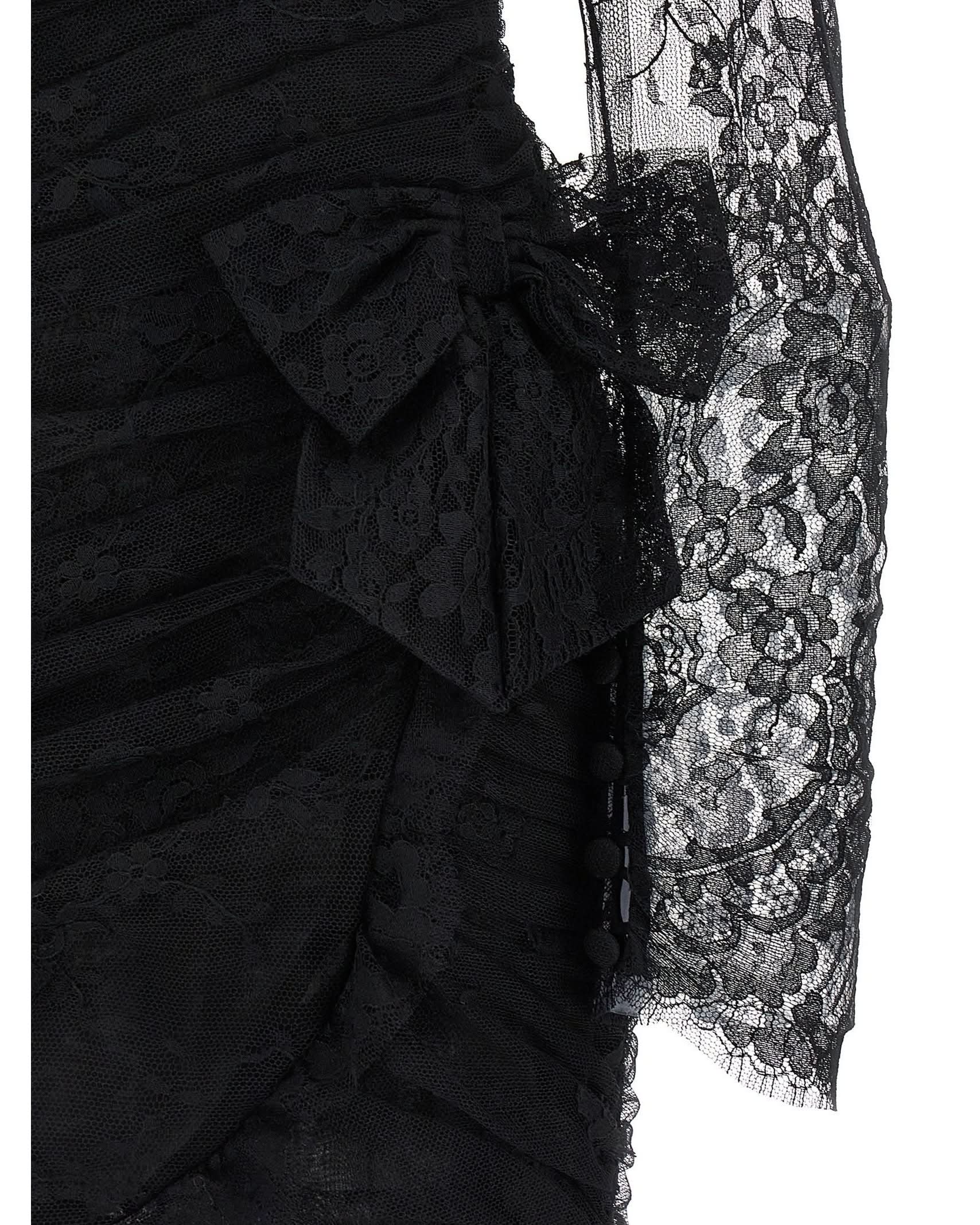 Alessandra Rich Draped Dress Glam Steals
