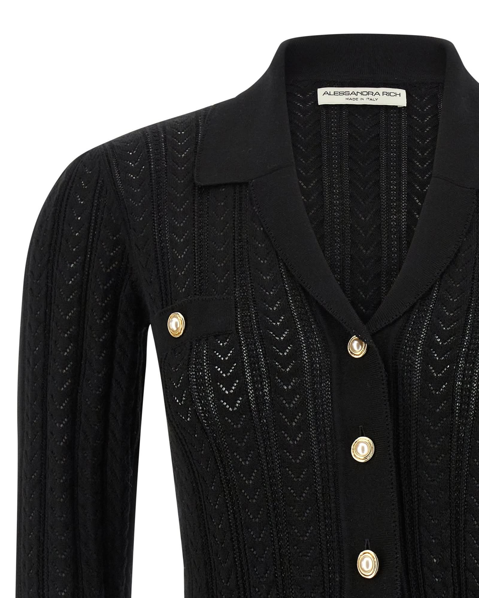 Alessandra Rich Knit Cardigan Glam Steals