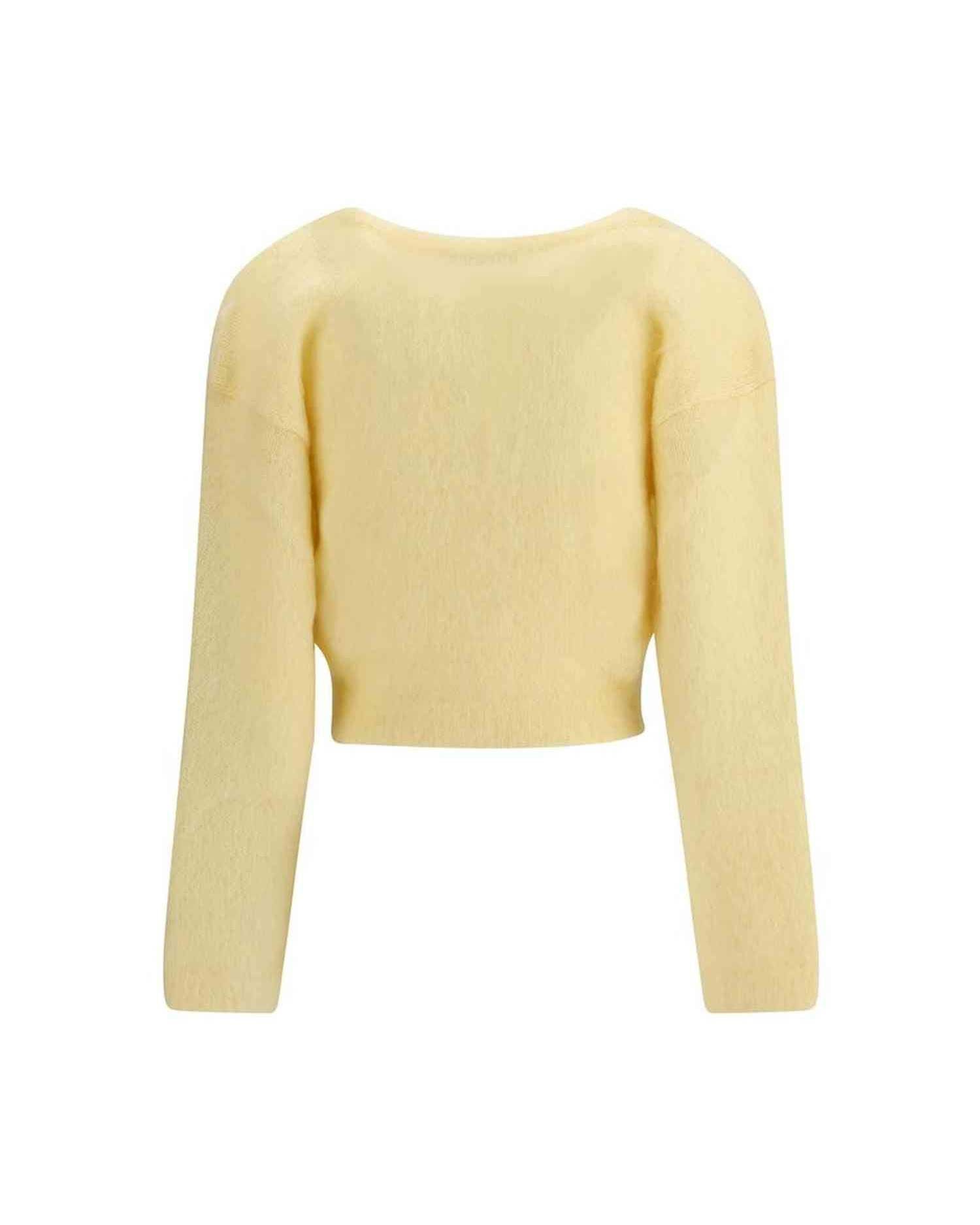 Alessandra Rich Mohair Cardigan with Embroidery Glam Steals