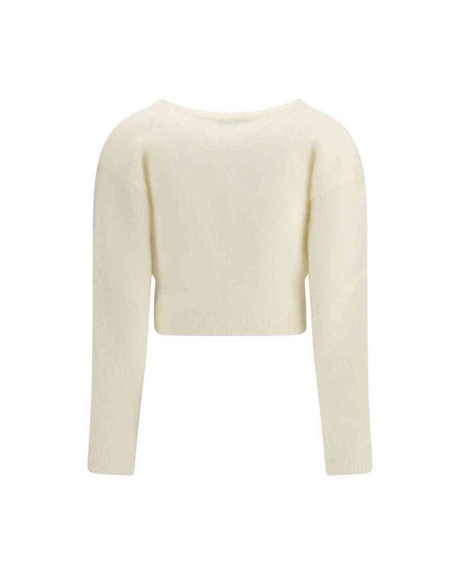 Alessandra Rich Mohair Cardigan with Embroidery Glam Steals