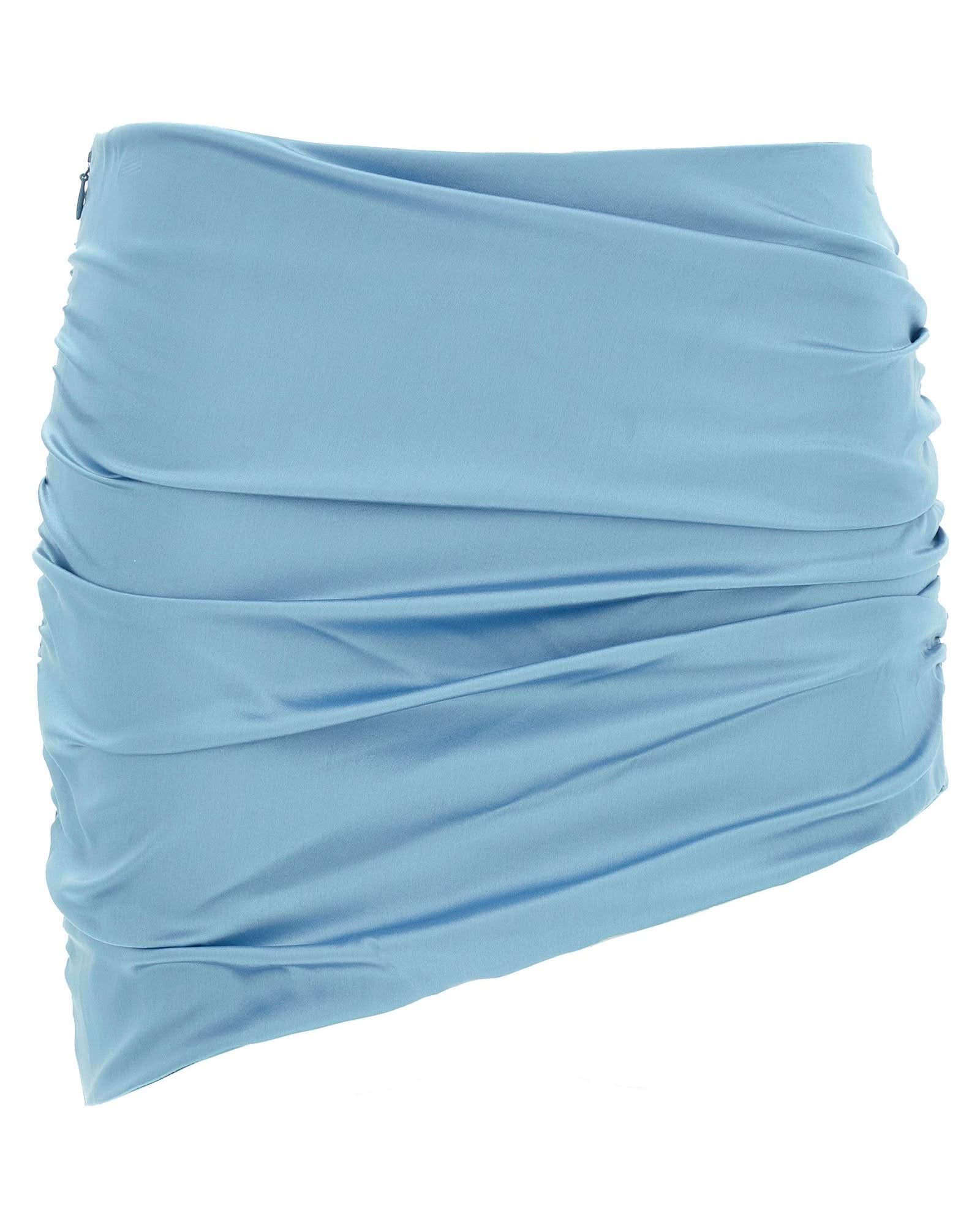 Alessandra Rich Satin Mini Skirt Glam Steals