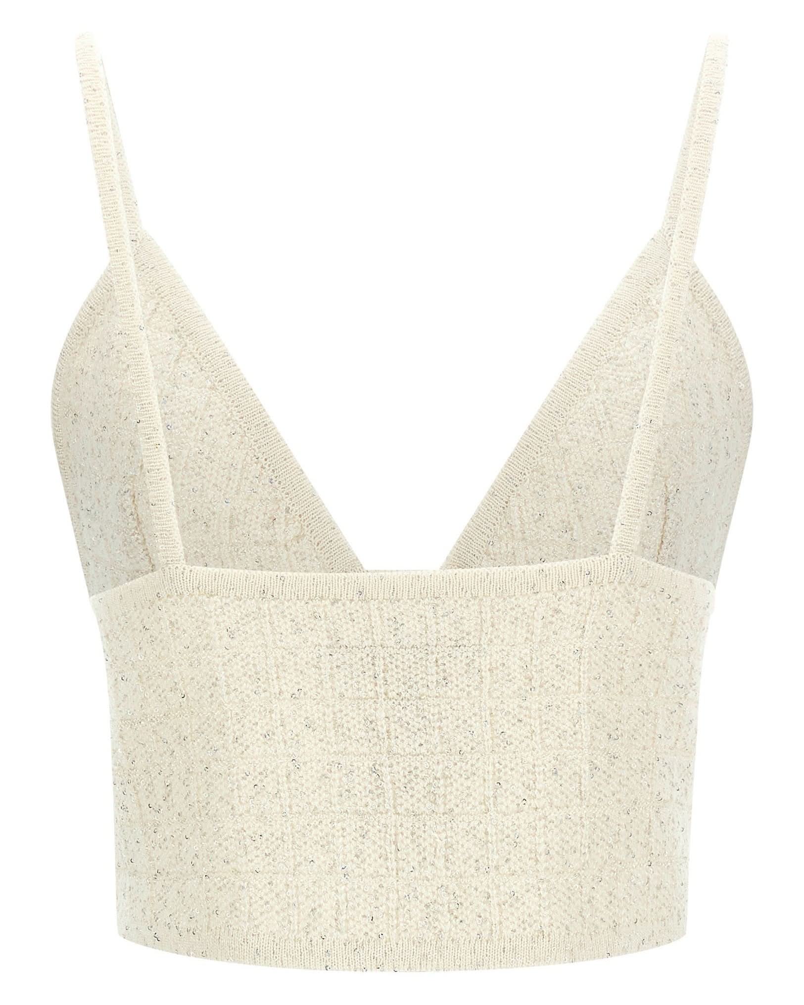Alessandra Rich Sequin Top Glam Steals