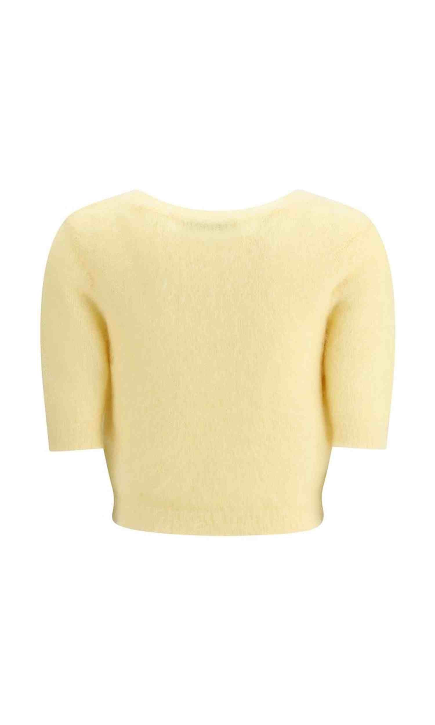 Alessandra Rich Short Sleeve Mohair Sweater Glam Steals