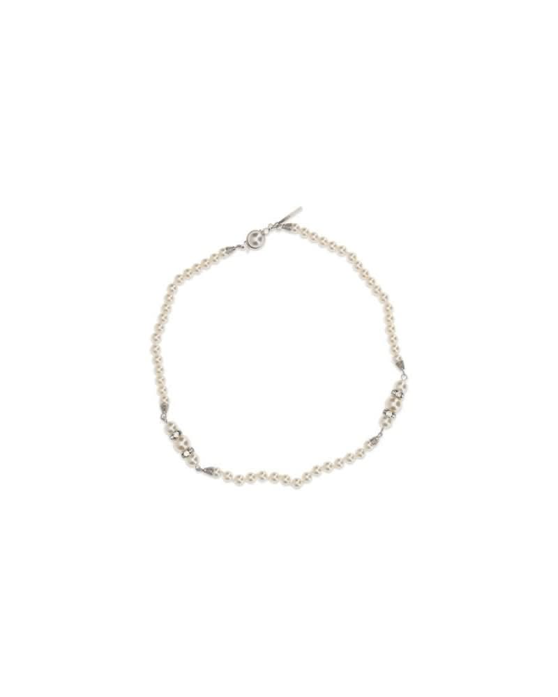 Alessandra Rich Silver Metal Necklace Glam Steals