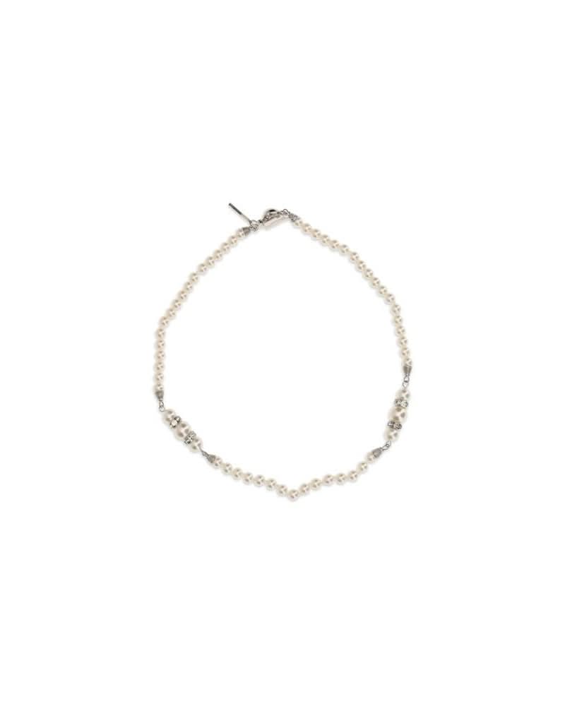 Alessandra Rich Silver Metal Necklace Glam Steals