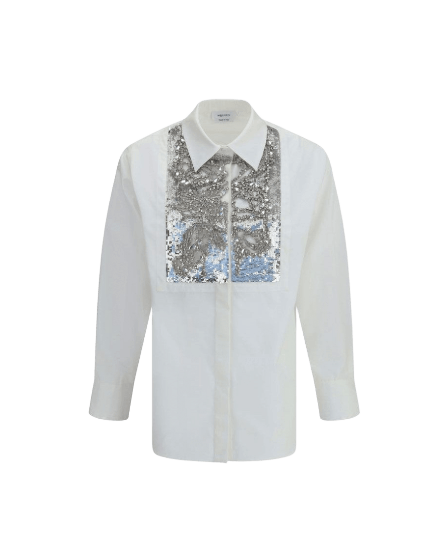 Alexander McQueen Crystal embroidered Shirt Glam Steals