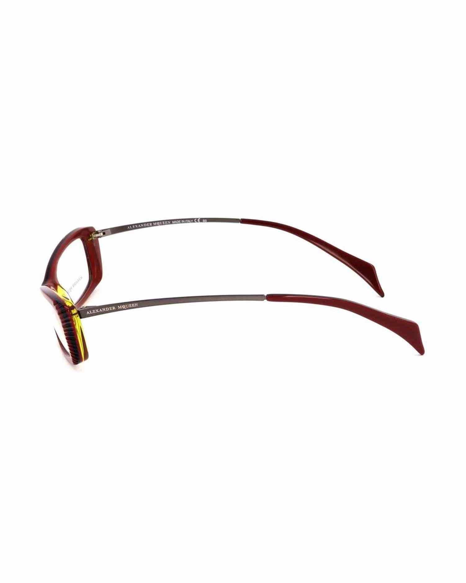 Alexander Mcqueen Multicolor Acetate Frame Eyeglasses