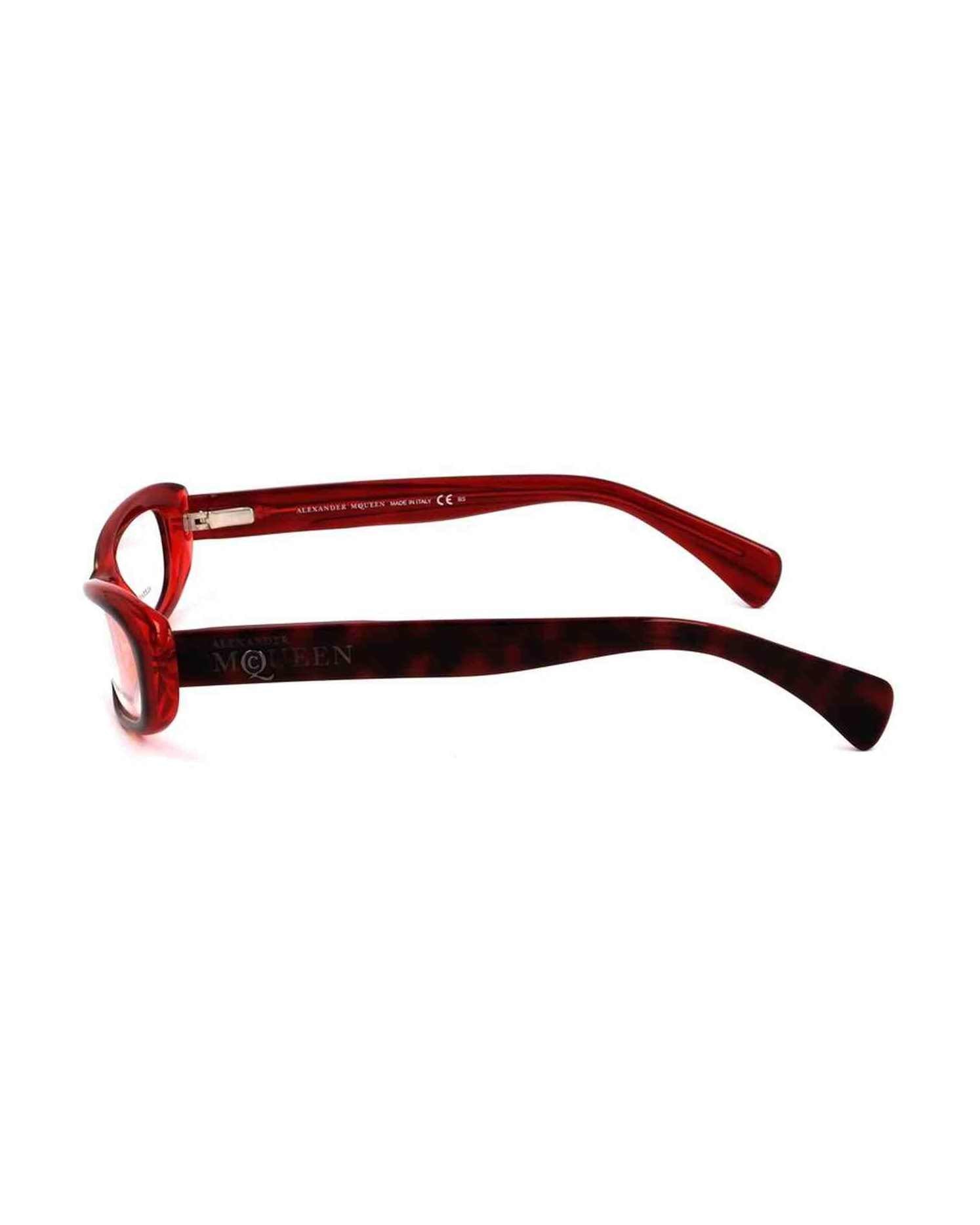 Alexander Mcqueen Acetate Red Frame Glam Steals