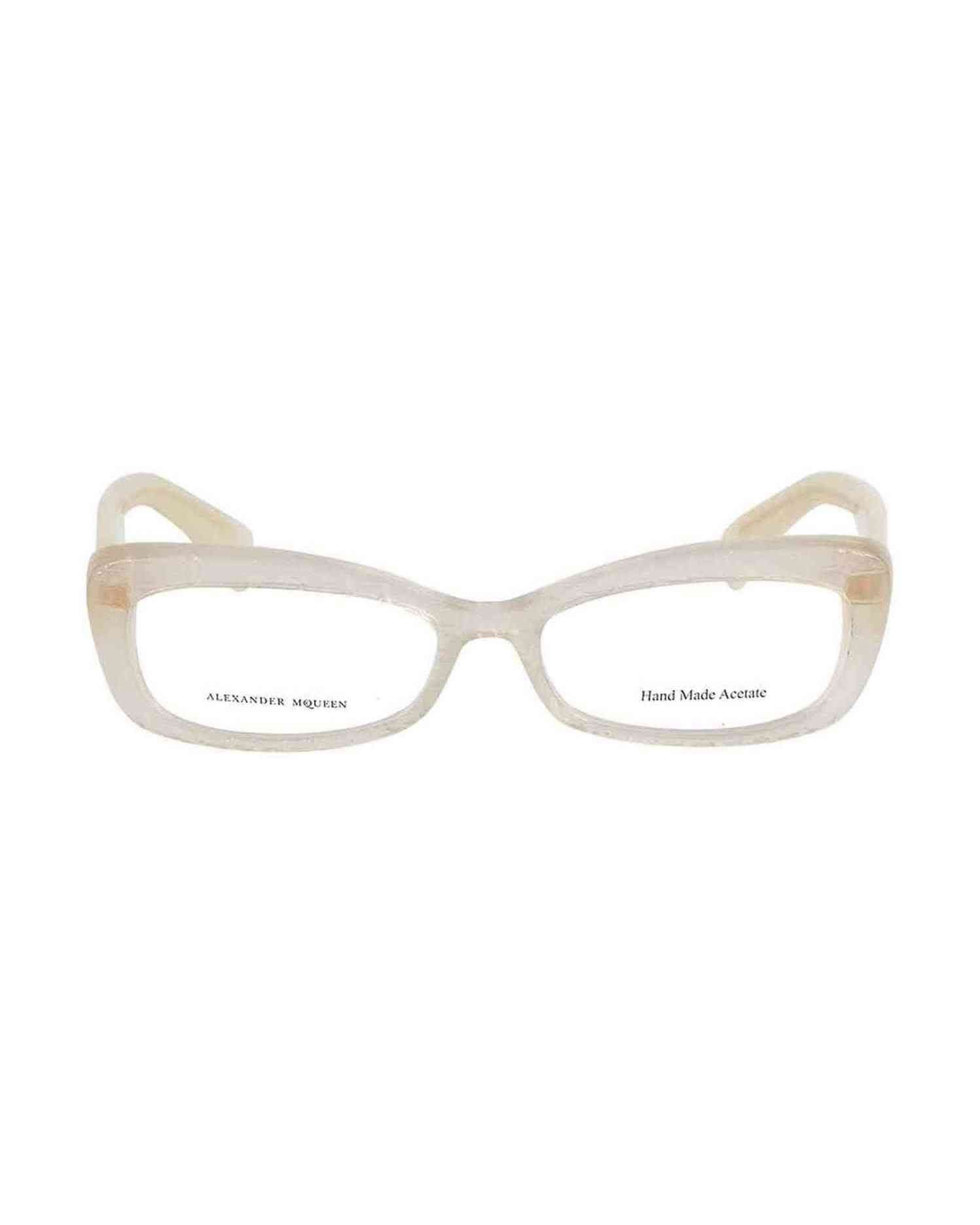 Alexander Mcqueen Bicolor Acetate Frame Eyeglasses