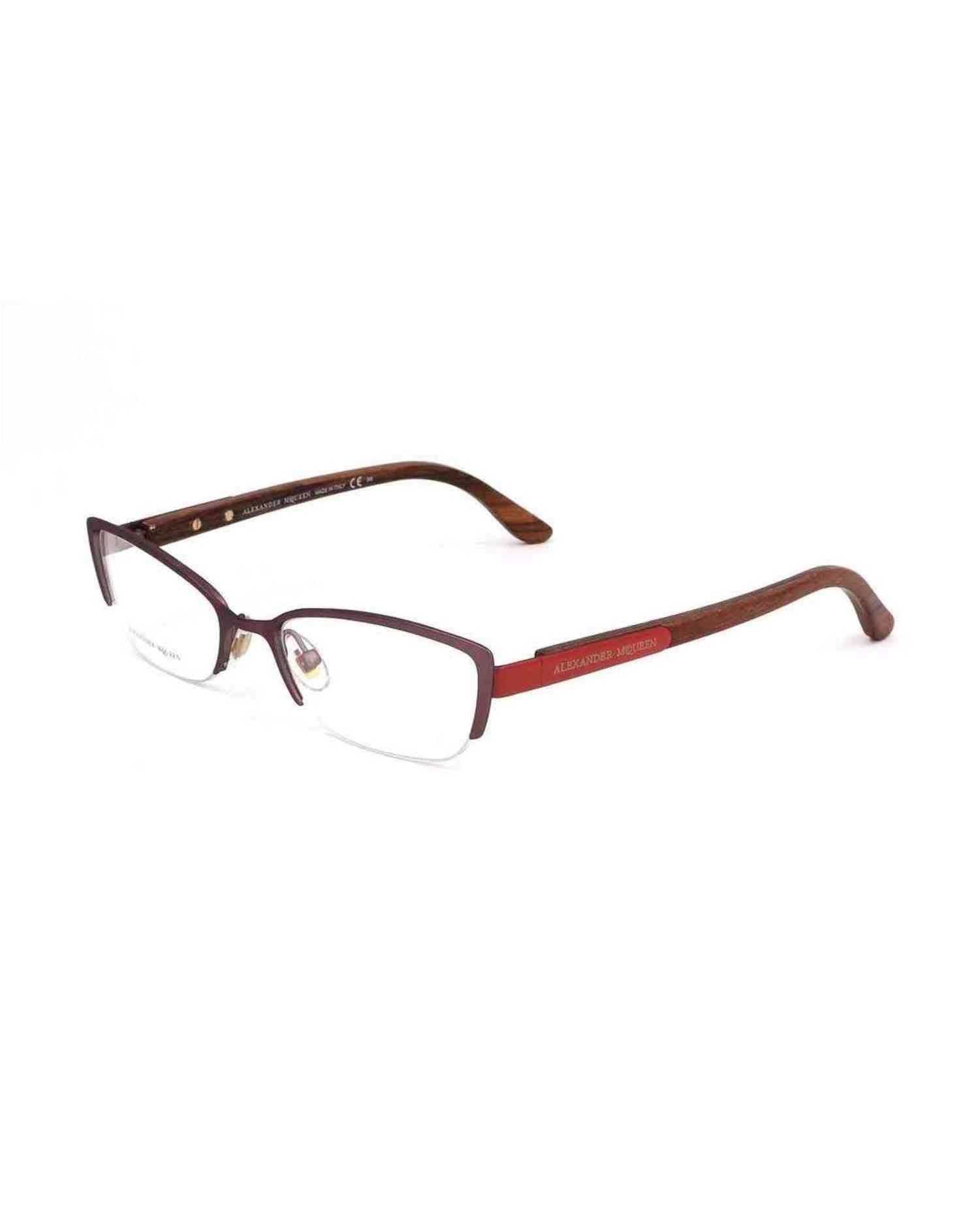 Alexander Mcqueen Bicolor Metal Frame Eyeglasses