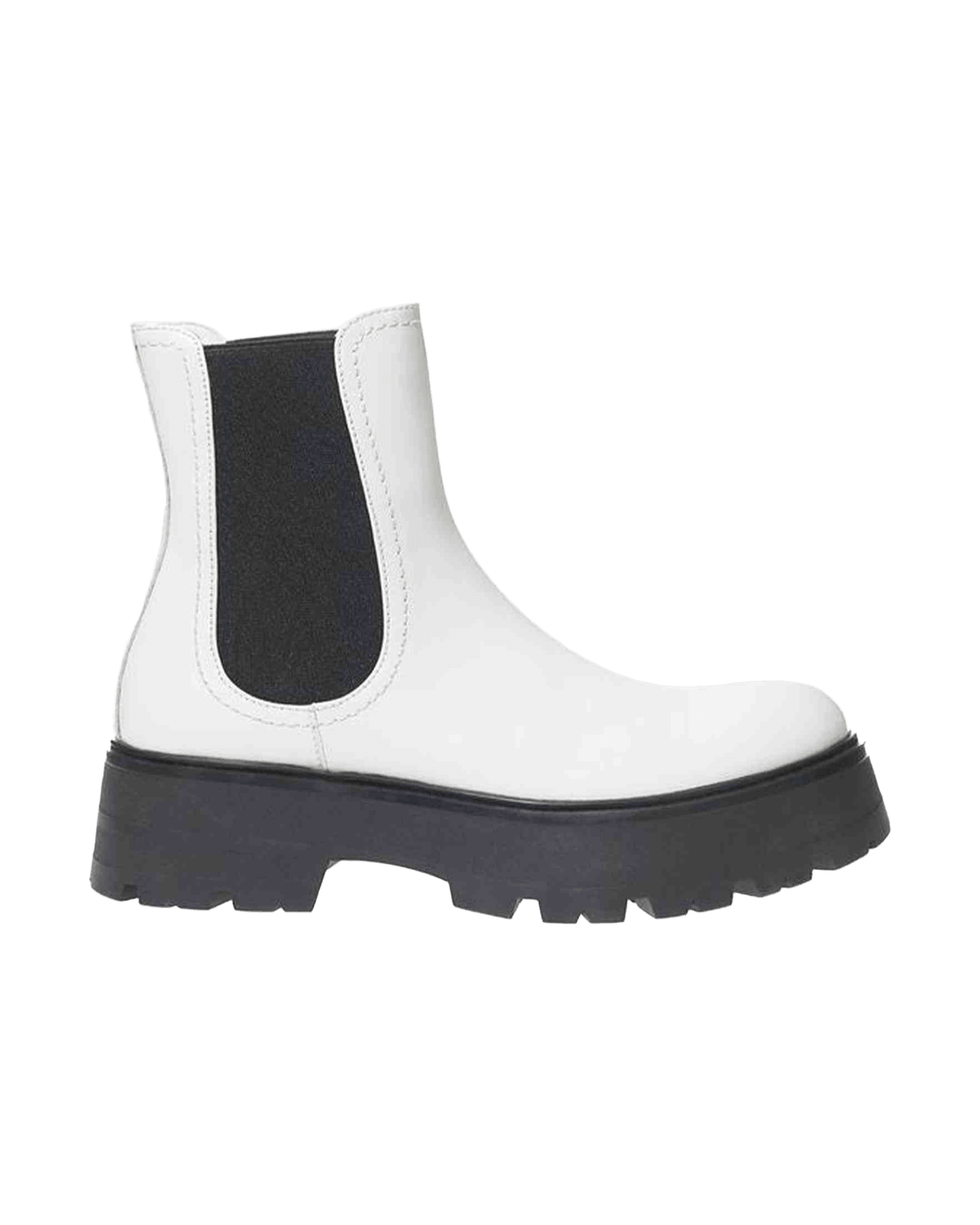 Alexander Mcqueen Black And White Leather Boot Glam Steals