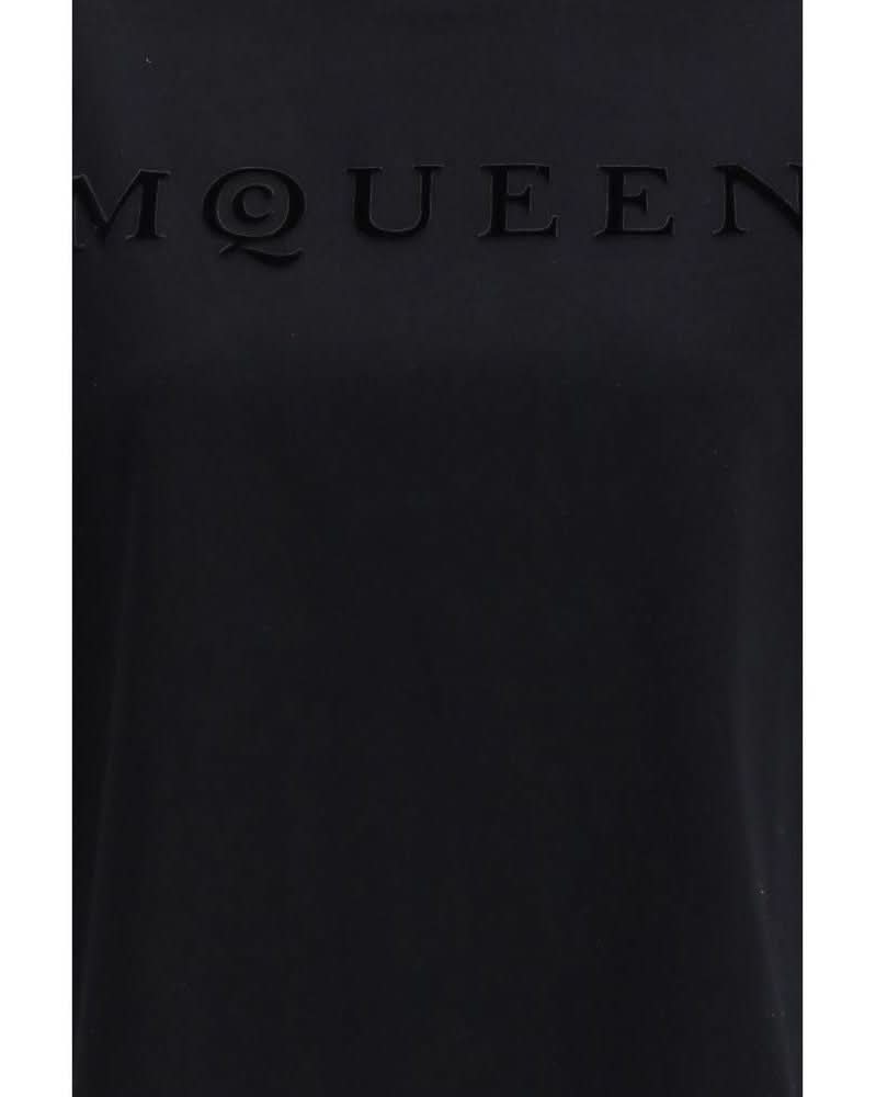 Alexander Mcqueen Black Cotton T-Shirt