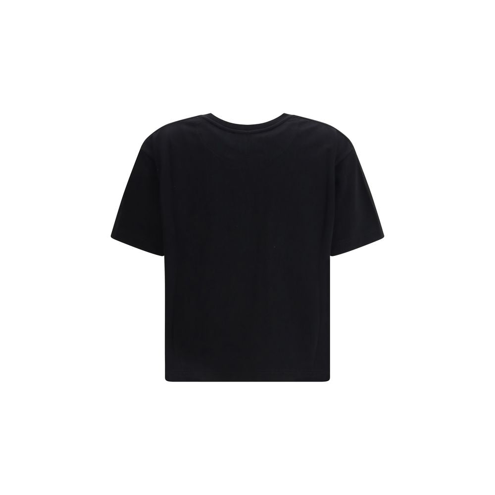 Alexander Mcqueen Black Cotton T-shirt Glam Steals