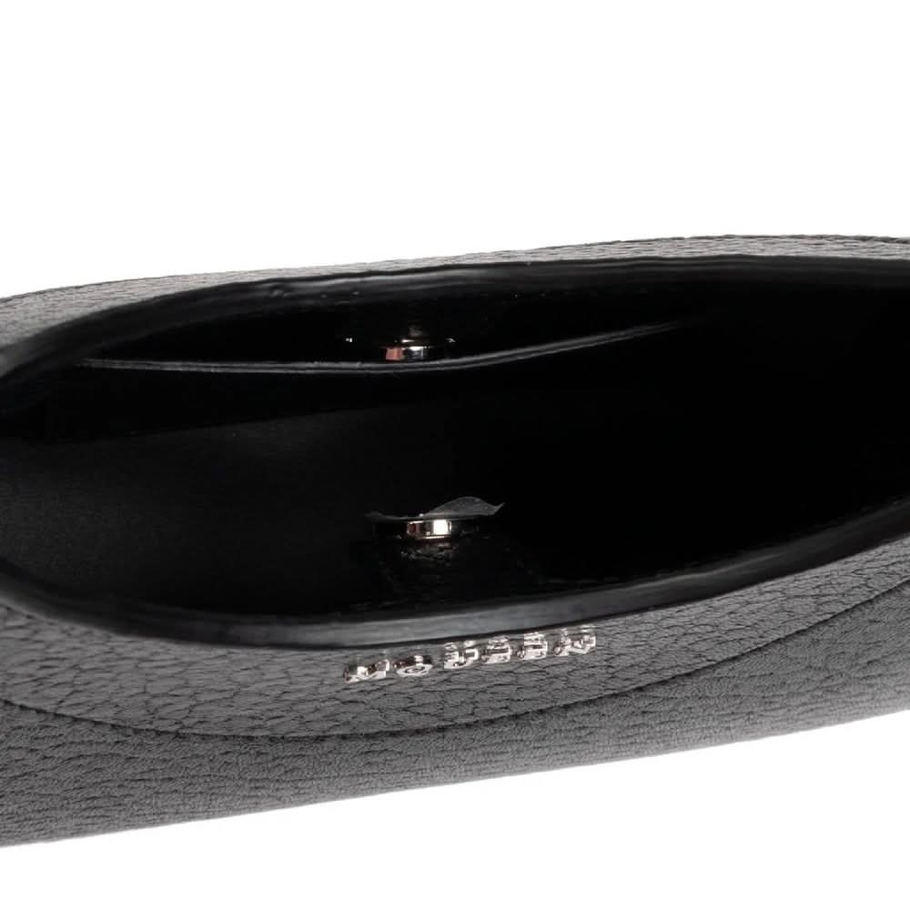 Alexander Mcqueen Black Leather Lamb Handbag