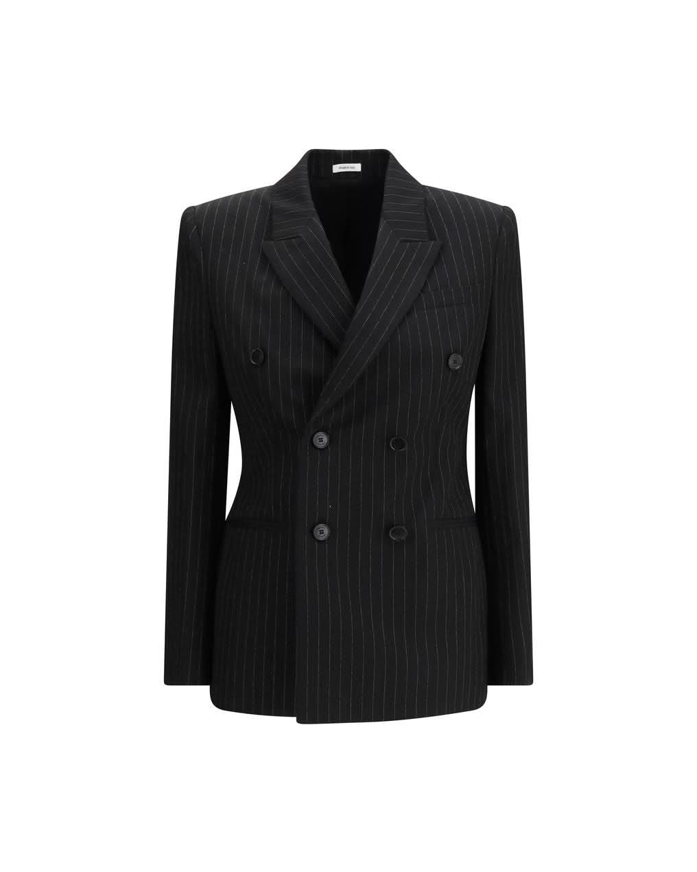 Alexander Mcqueen Black Wool Blazer