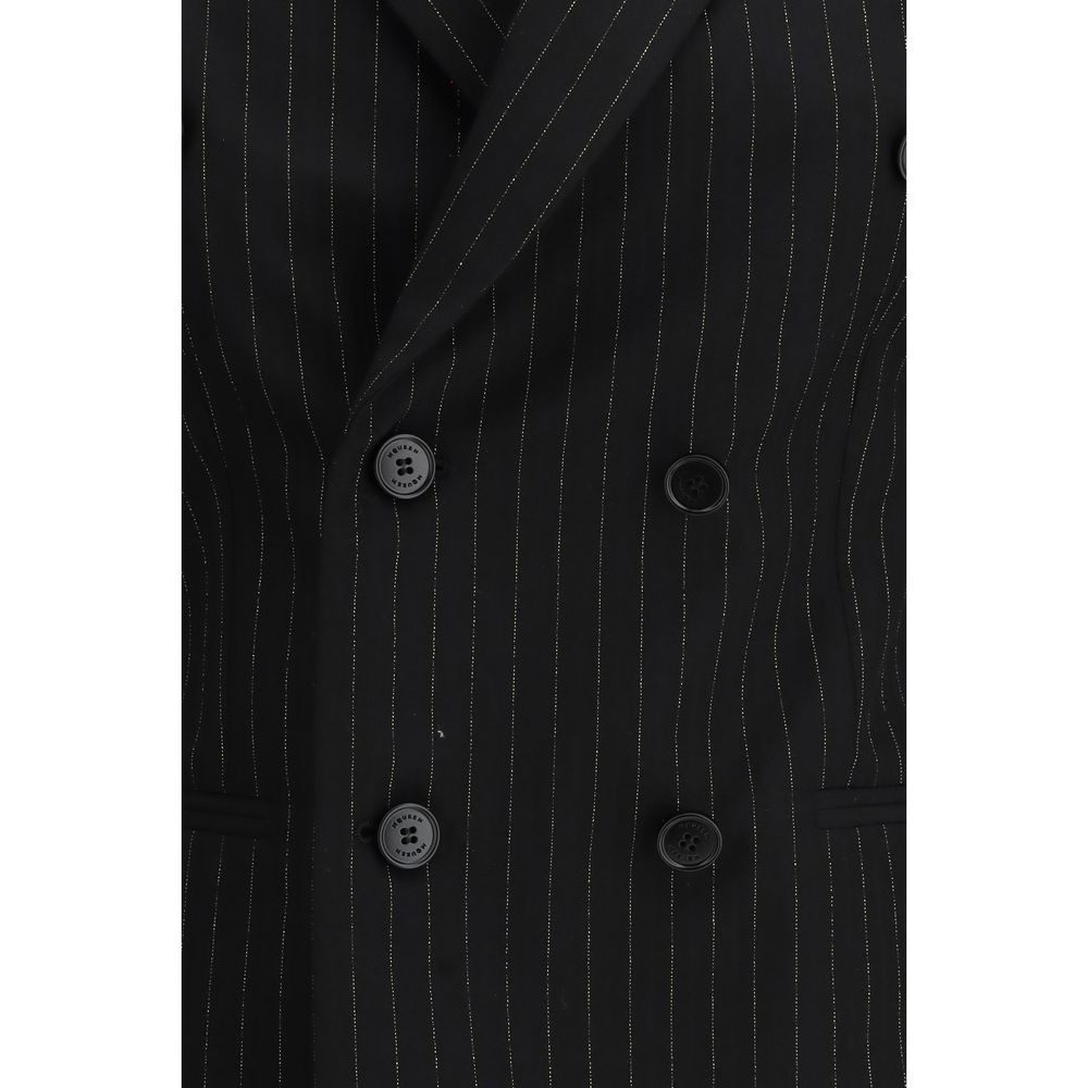 Alexander Mcqueen Black Wool Blazer Glam Steals