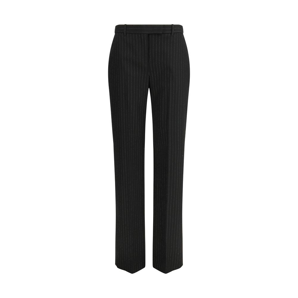 Alexander Mcqueen Black Wool Dress Pant Glam Steals