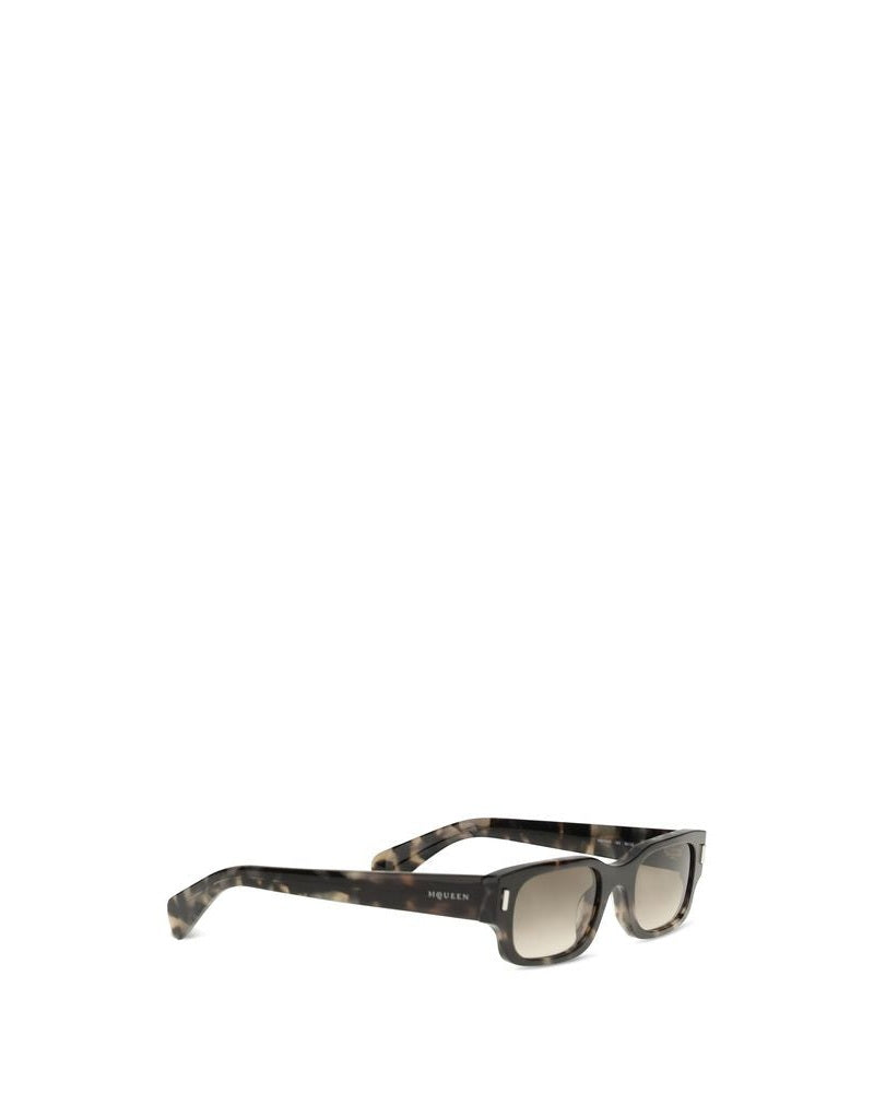 Alexander Mcqueen Brown Acetate Sunglasses Glam Steals