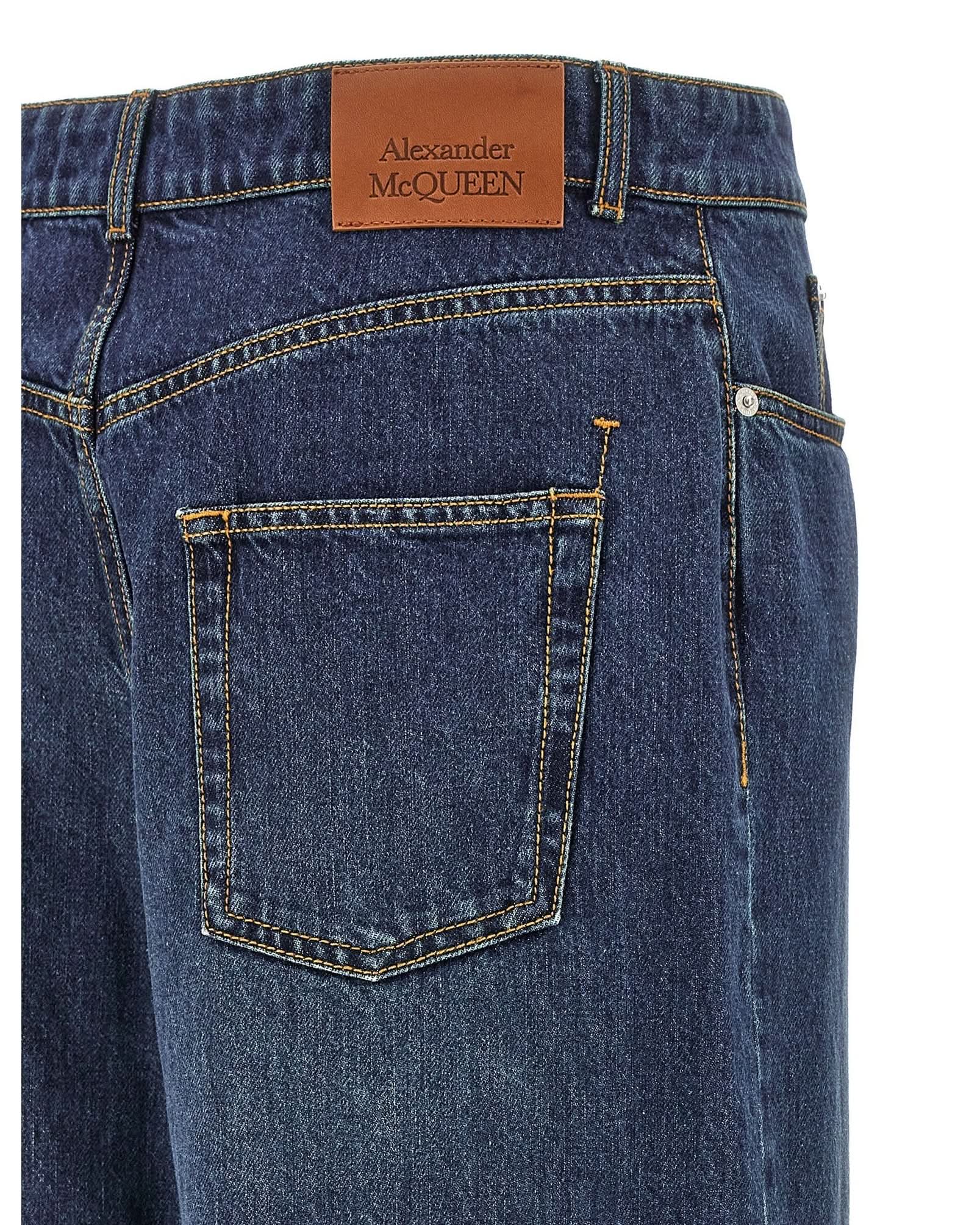 Alexander Mcqueen Denim Jeans Glam Steals