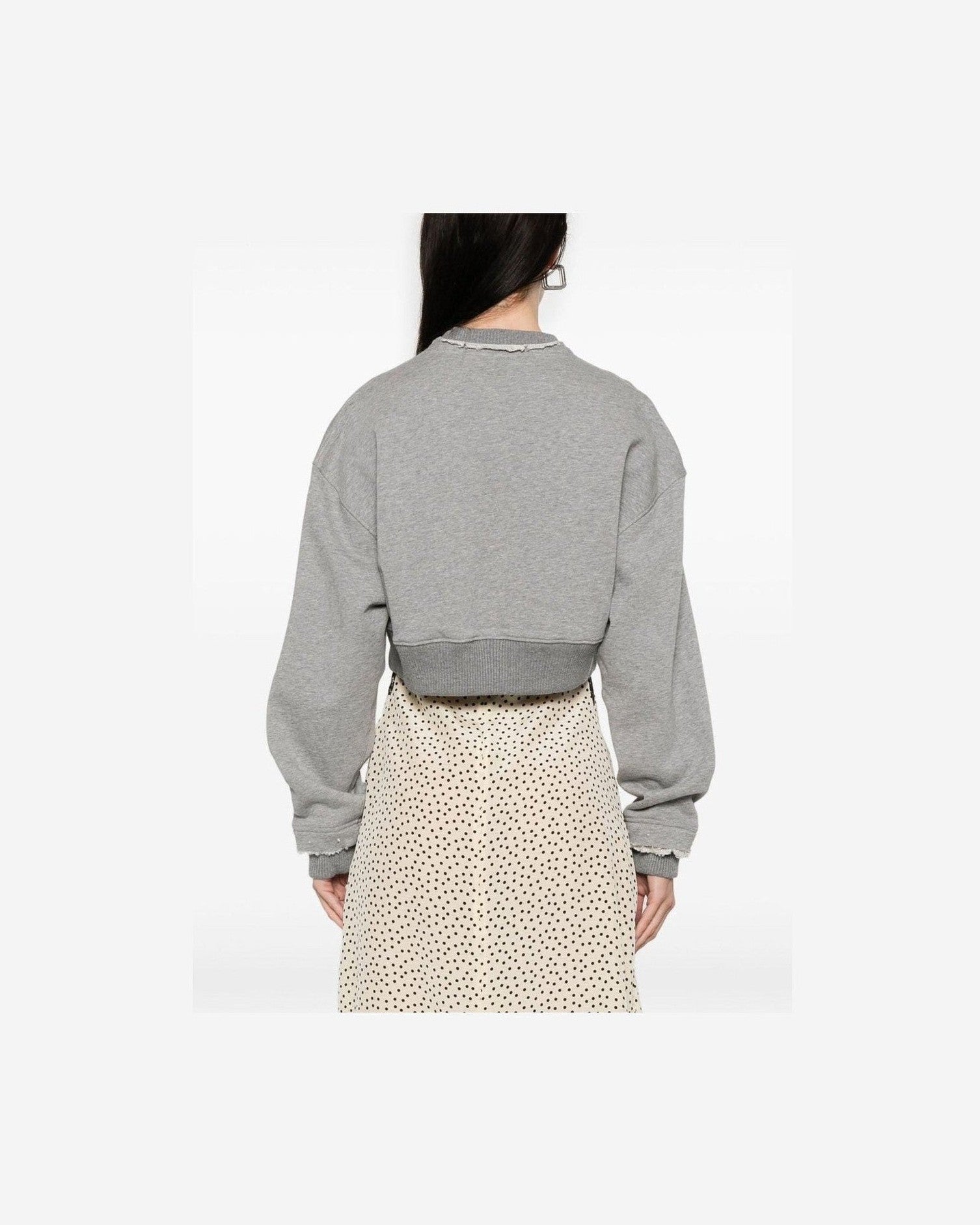 Alexander Mcqueen Grey Sweater Glam Steals