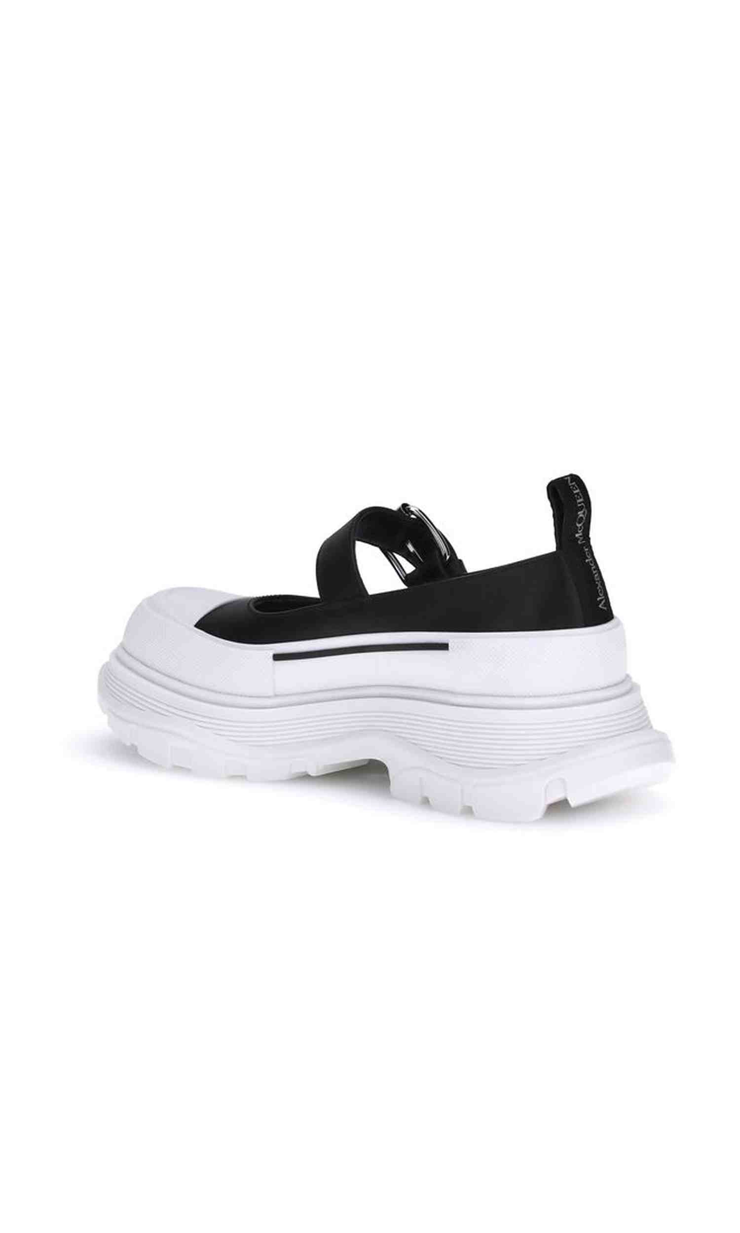 Alexander Mcqueen Leather And Rubber Sneakers Glam Steals