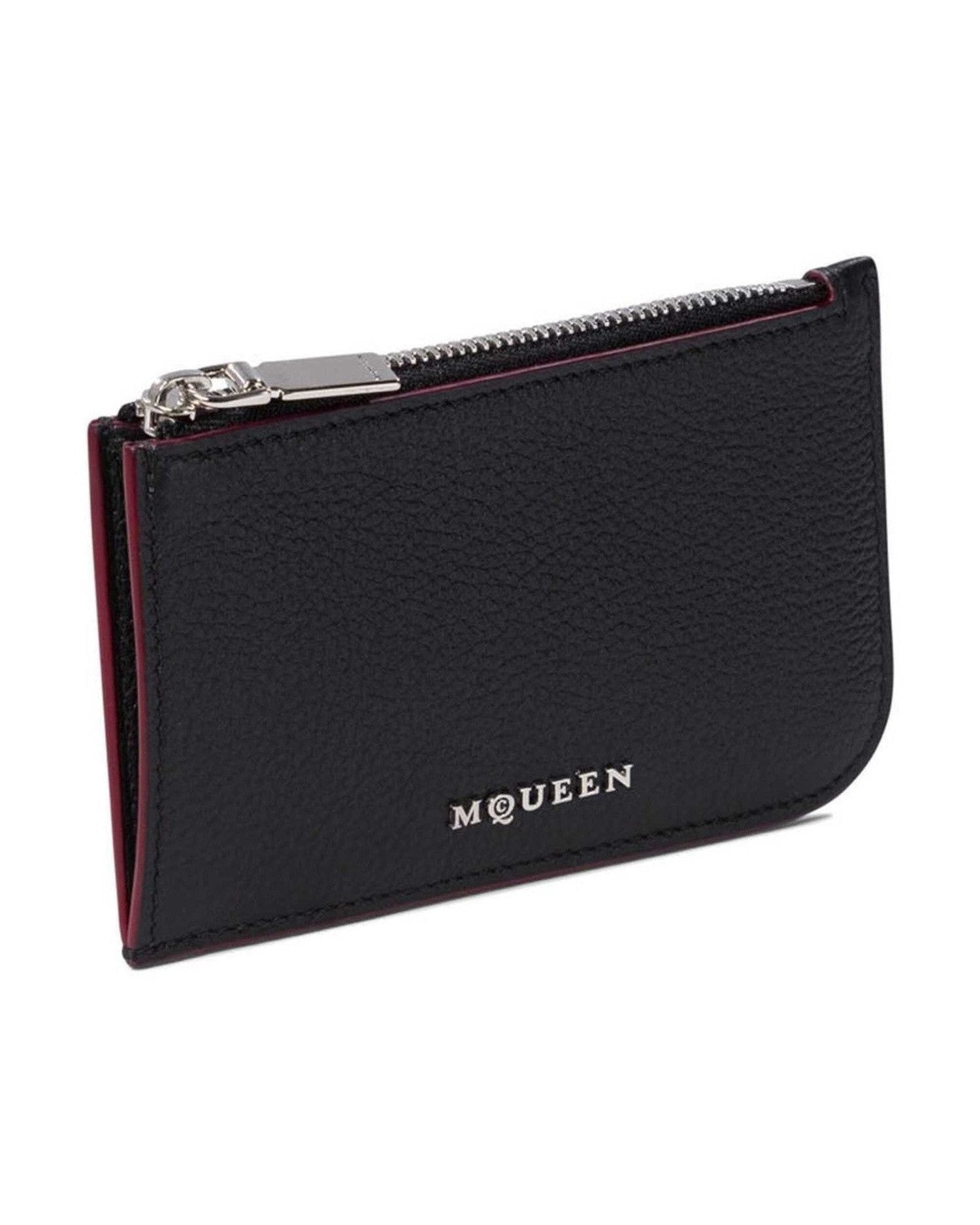 Alexander Mcqueen Leather Card Case Glam Steals