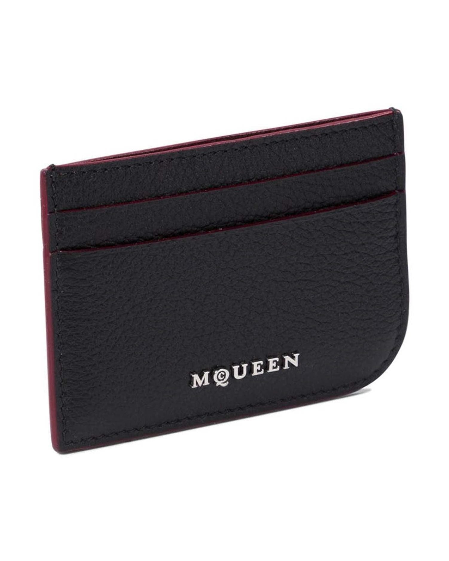 Alexander Mcqueen Leather Card Case Glam Steals