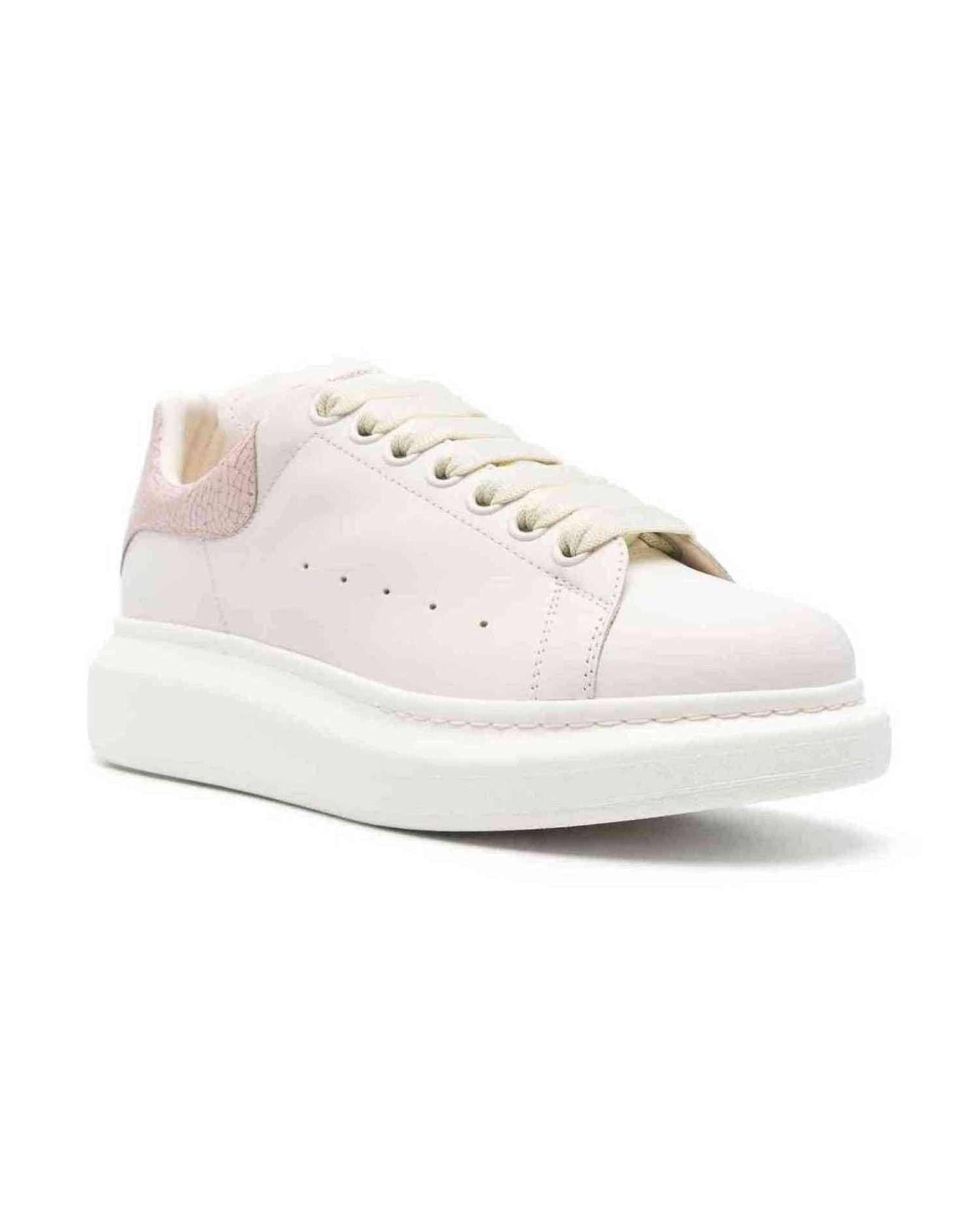 Alexander Mcqueen Leather Oversized Sneakers Glam Steals