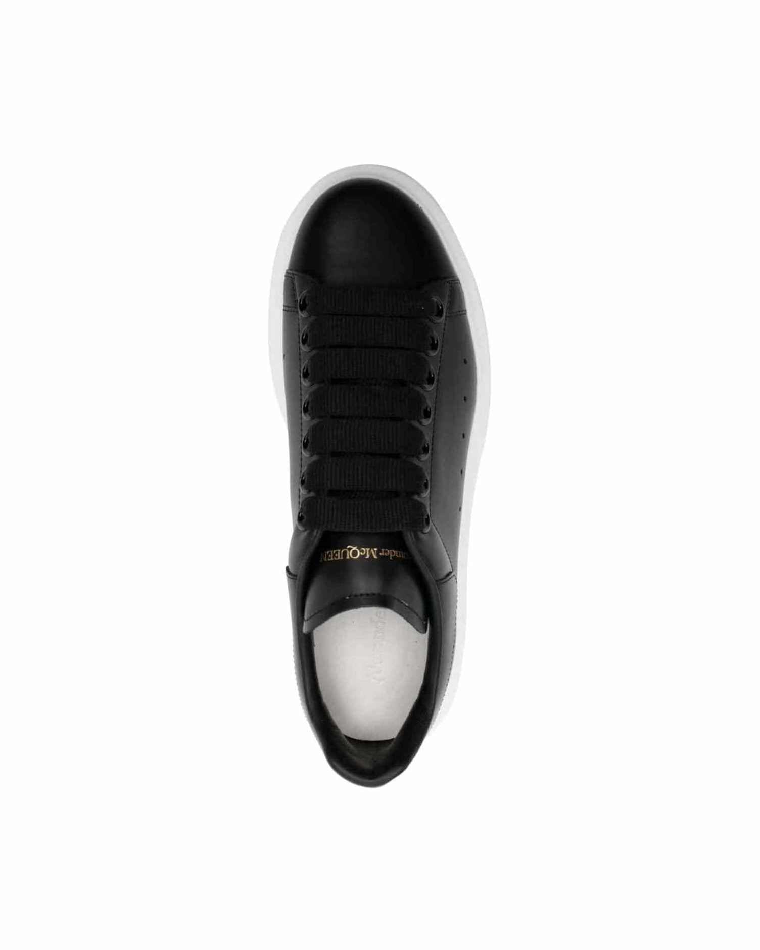 Alexander Mcqueen Leather Oversized Sneakers Glam Steals
