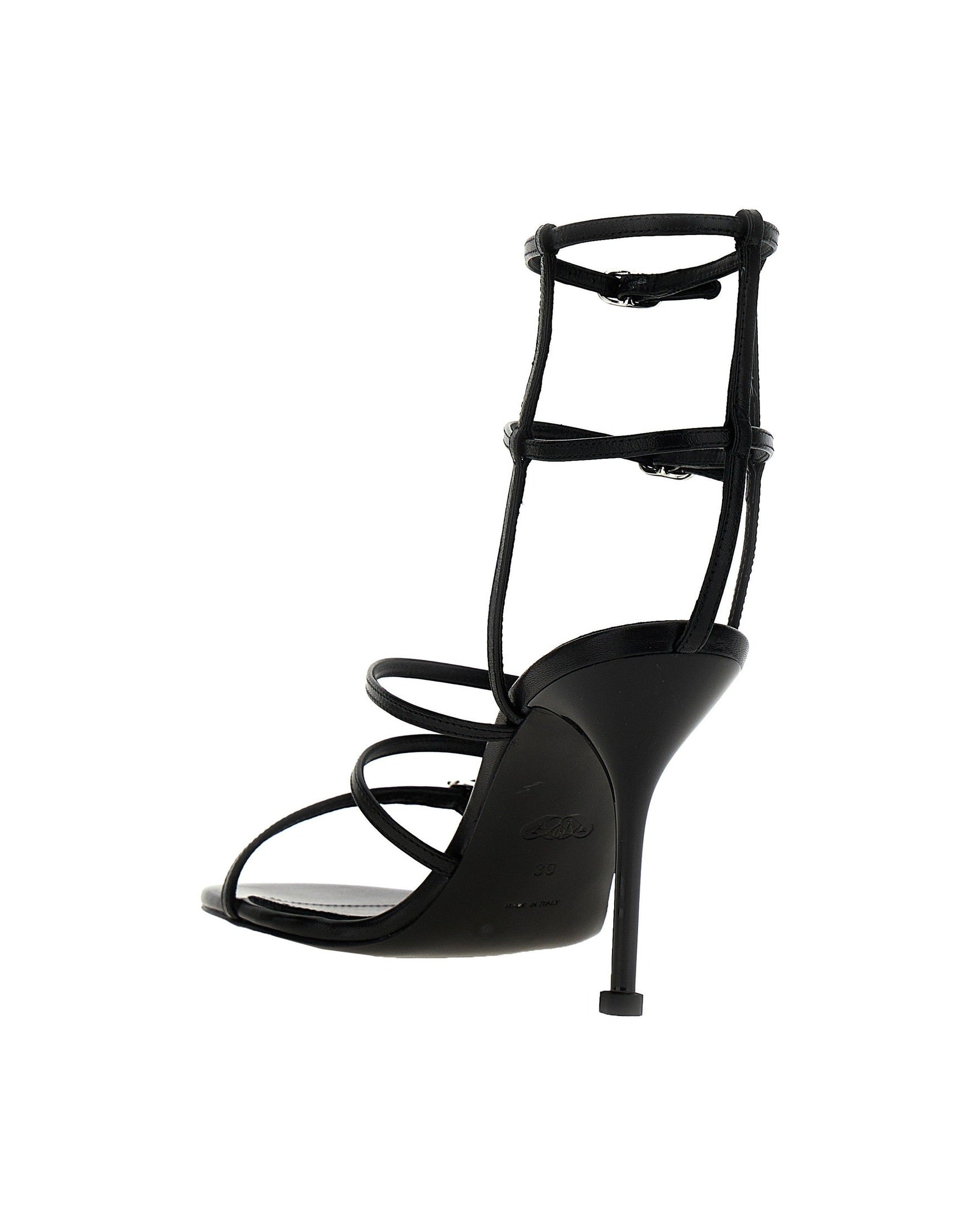 Alexander Mcqueen Leather Strap Sandals Glam Steals
