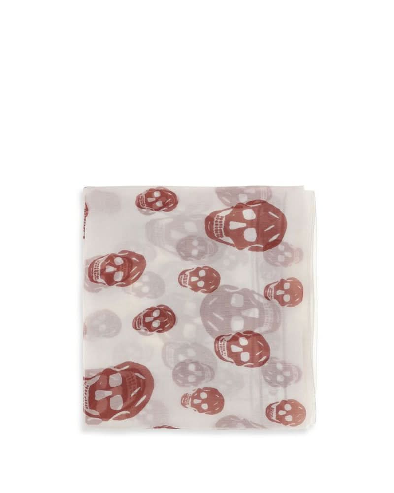 Alexander Mcqueen Multicolor Silk Scarf Glam Steals