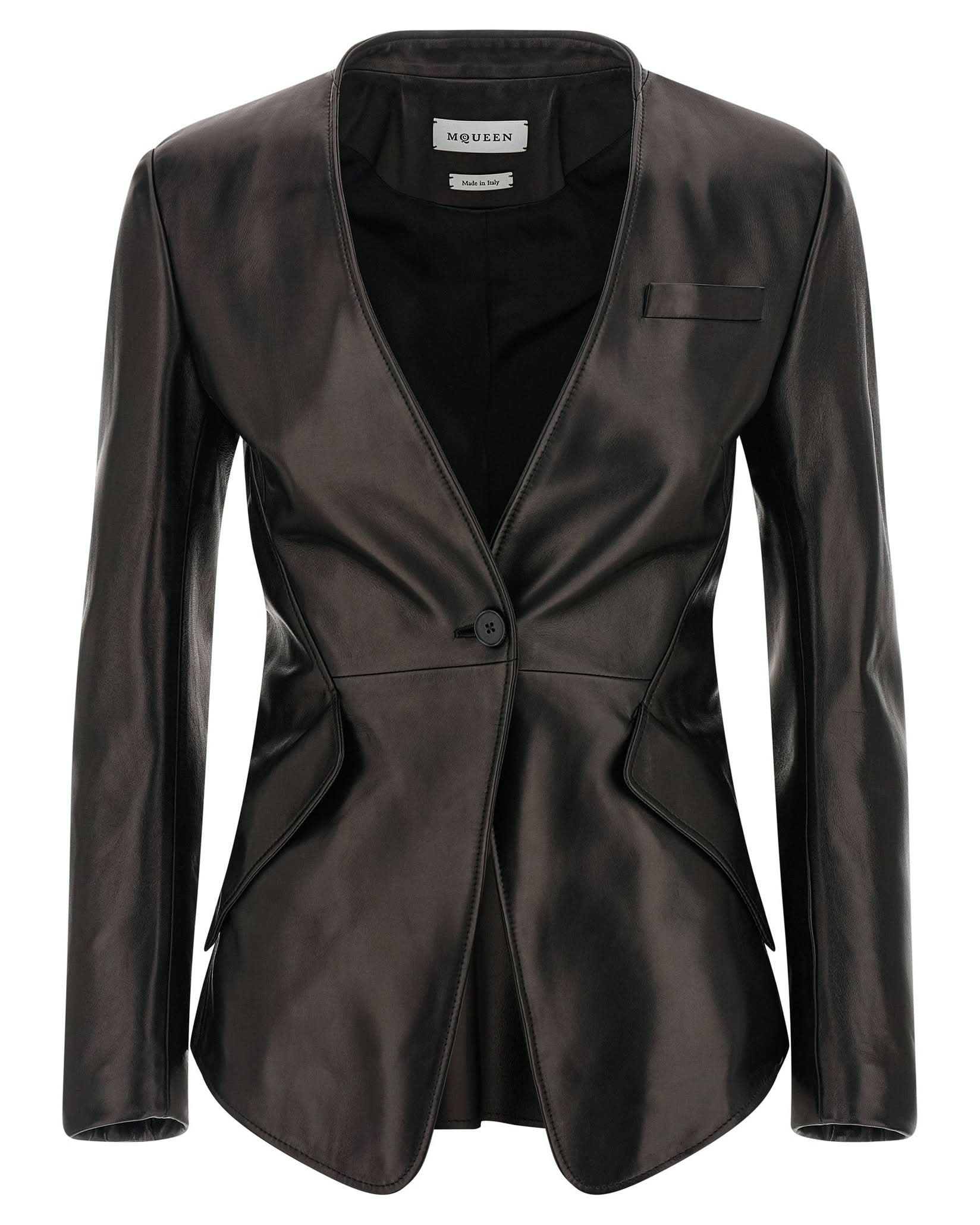 Alexander Mcqueen Nappa Blazer Glam Steals