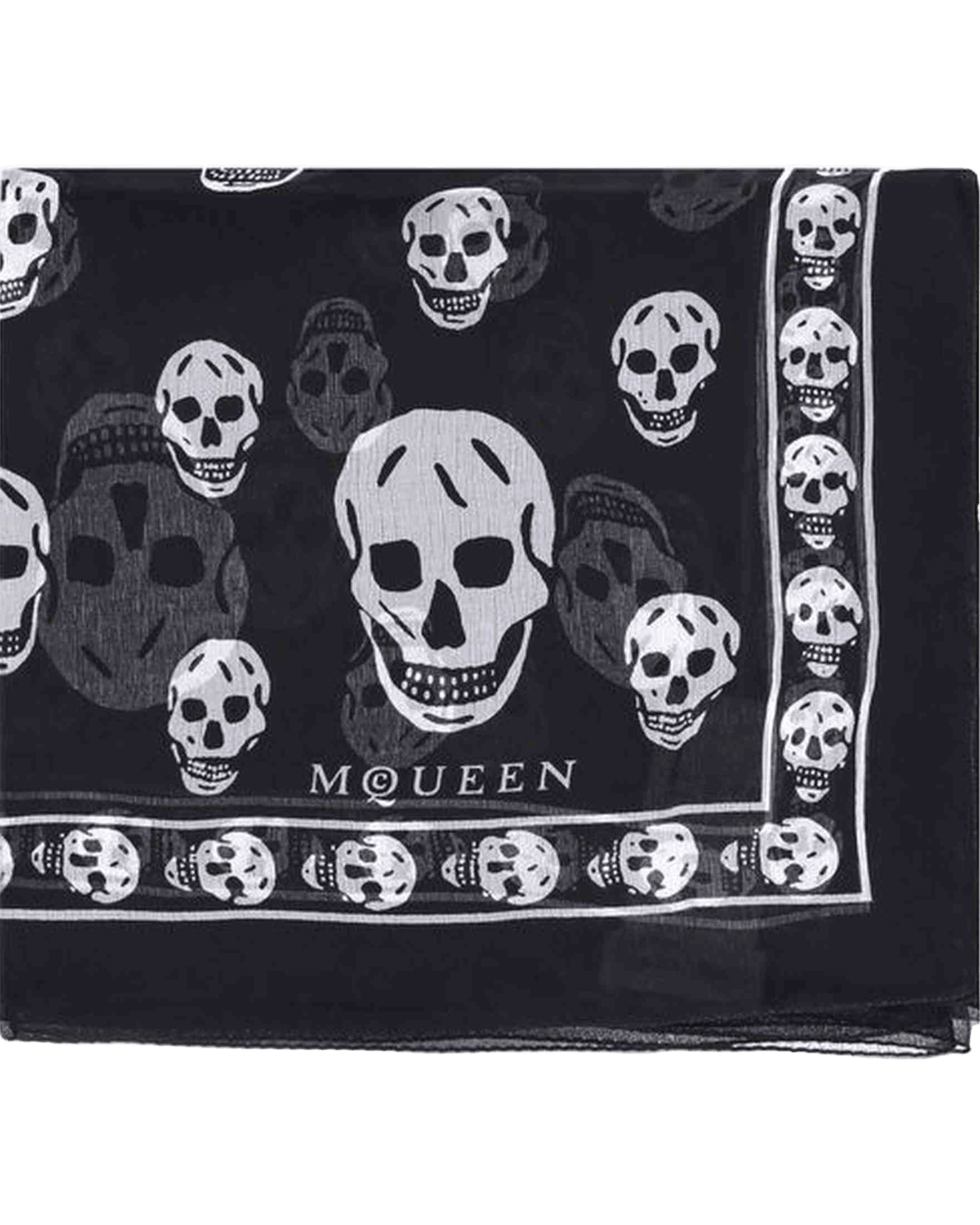 Alexander Mcqueen Silk Skull Scarf Glam Steals