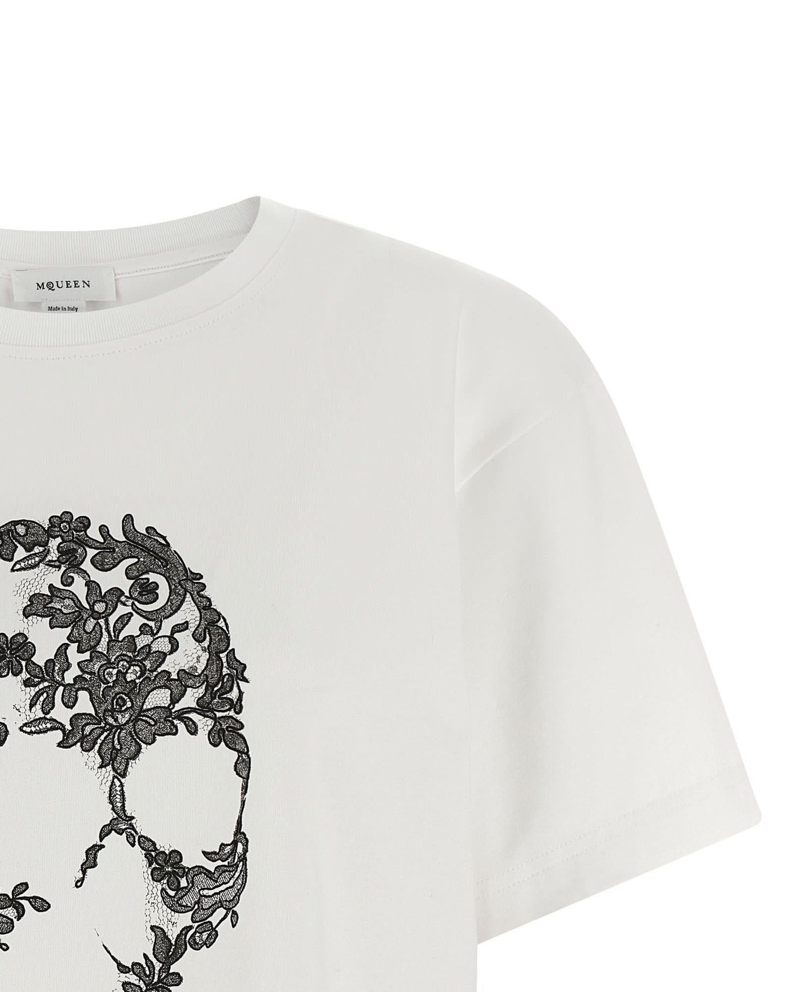 Alexander Mcqueen Skull T-shirt Glam Steals