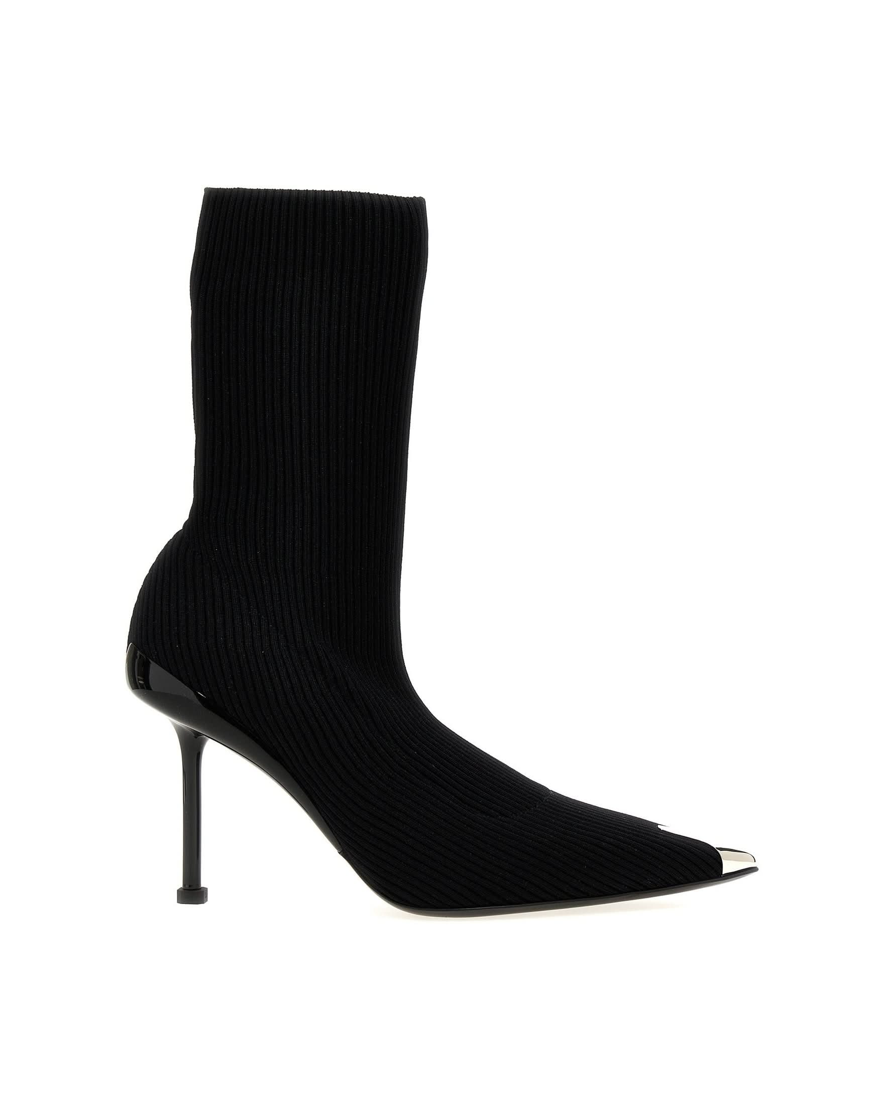 Alexander Mcqueen Slash Ankle Boots Glam Steals