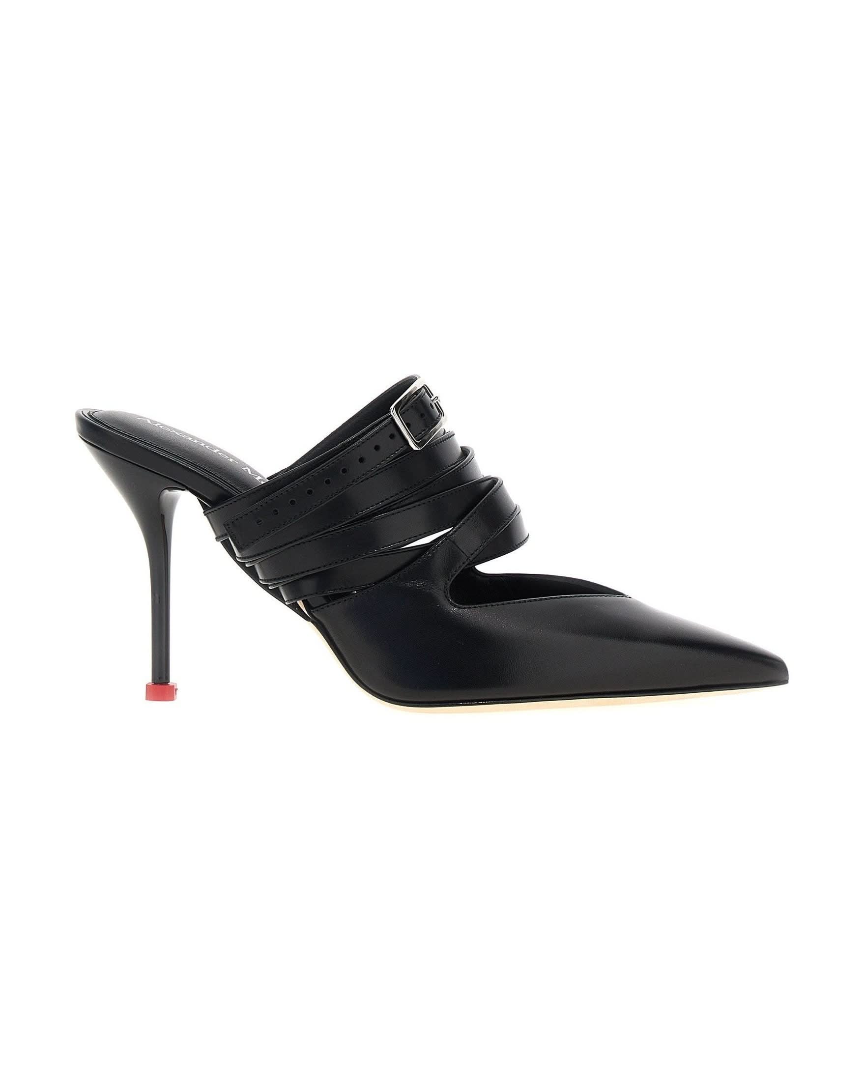 Alexander Mcqueen Strap Mules Glam Steals