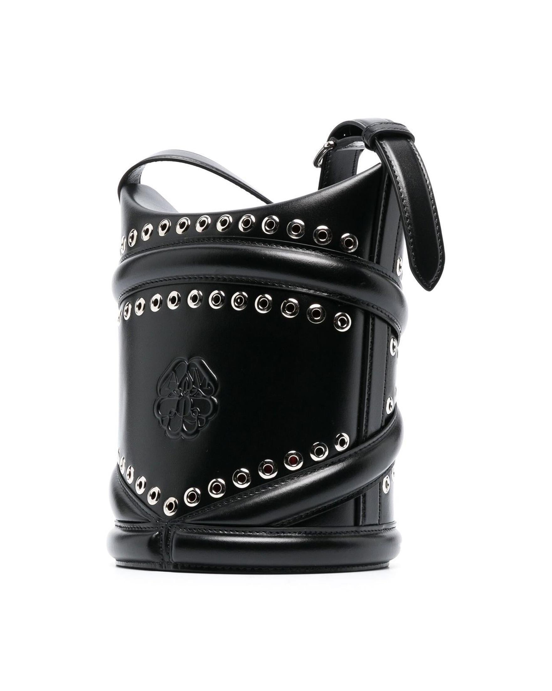 Alexander Mcqueen The Curve Studded Crossbody Bag Glam Steals