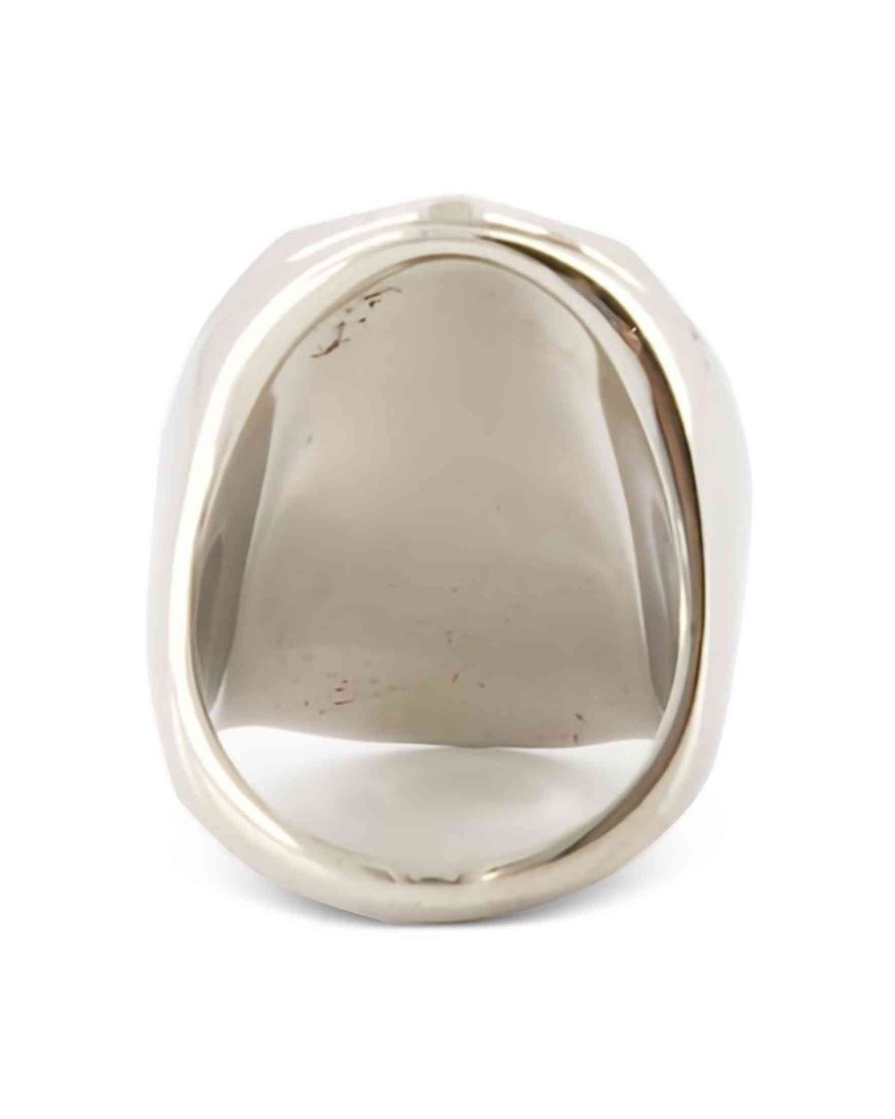 Alexander Mcqueen The Faceted Stone Ring Glam Steals
