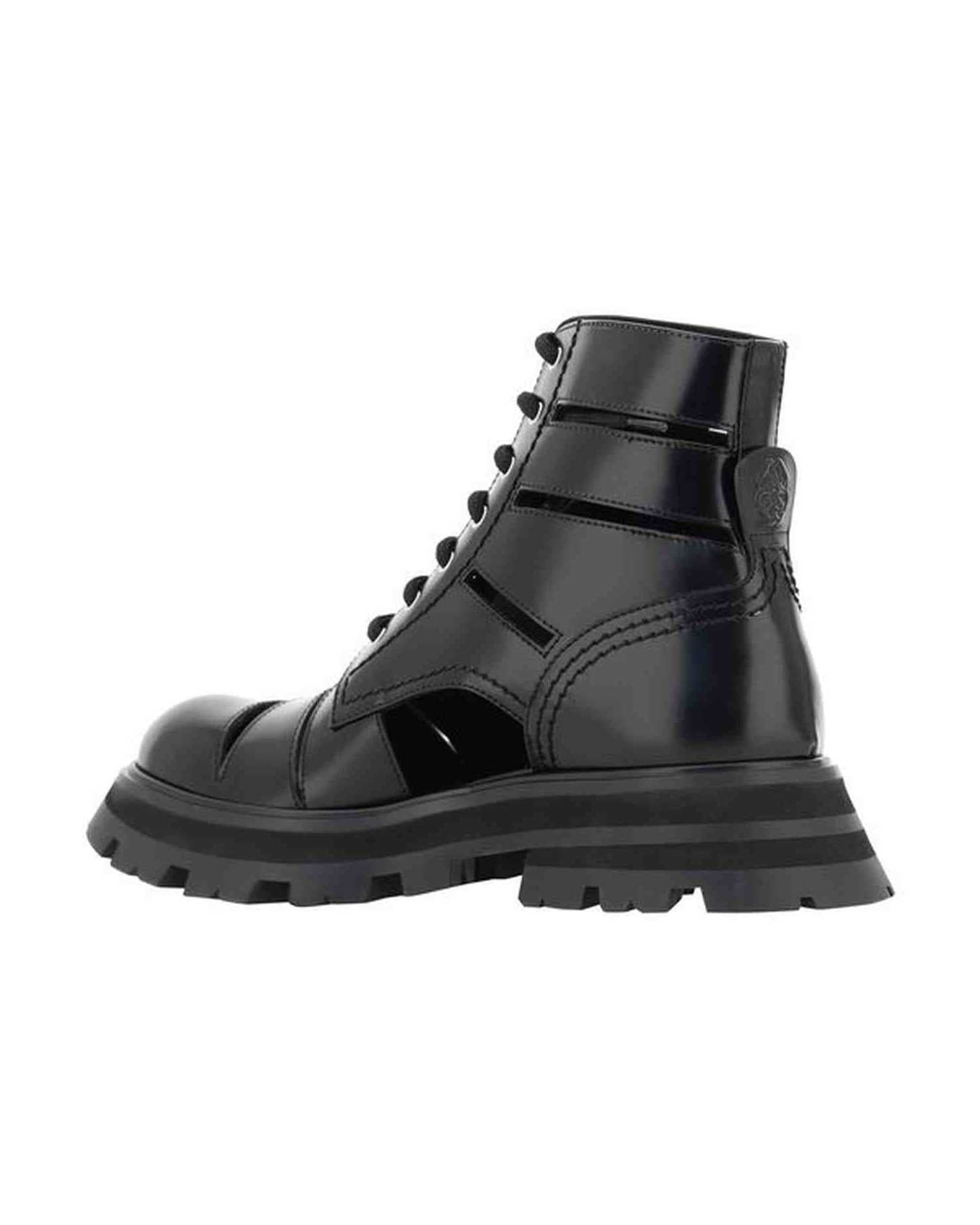 Alexander Mcqueen Wander Combat Boots Glam Steals