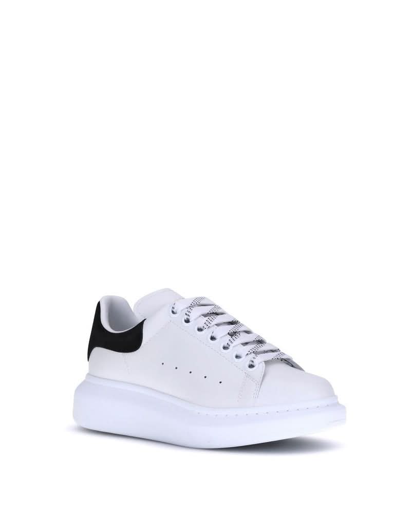 Alexander Mcqueen White Calf Leather Bos Taurus Platform Sneakers