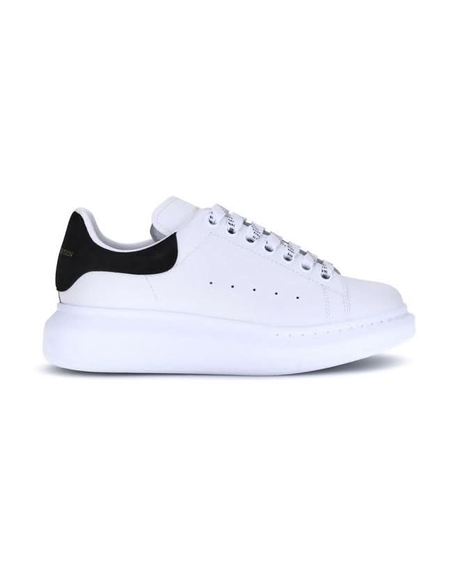 Alexander Mcqueen White Calf Leather Bos Taurus Platform Sneakers