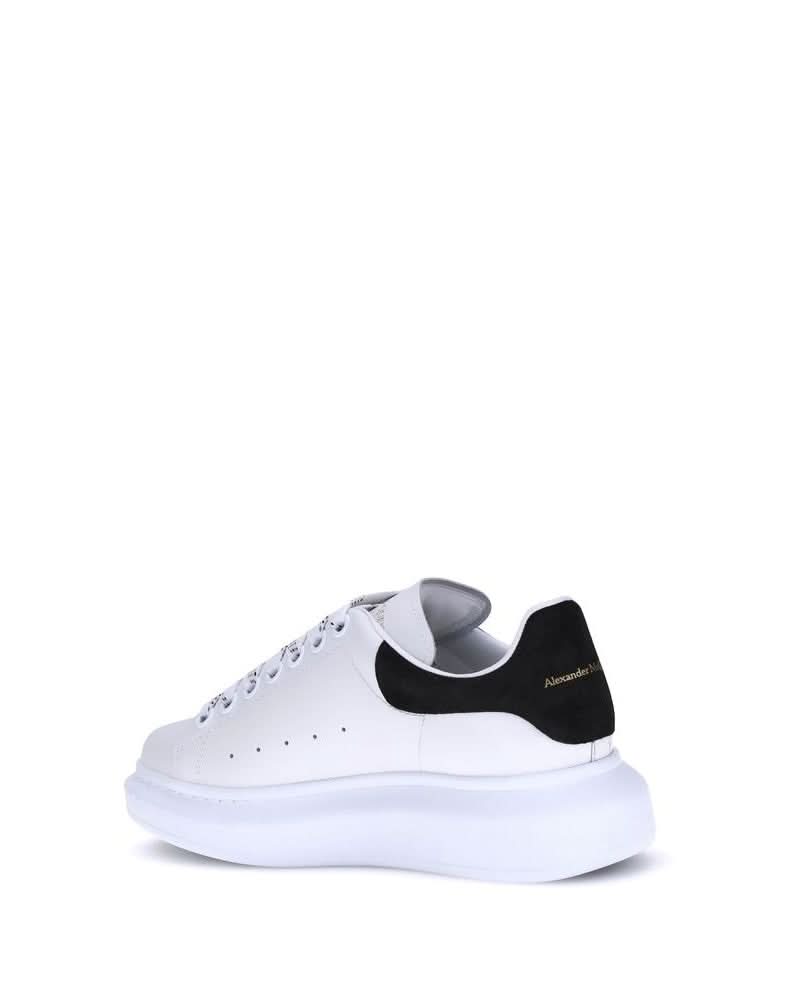 Alexander Mcqueen White Calf Leather Bos Taurus Platform Sneakers