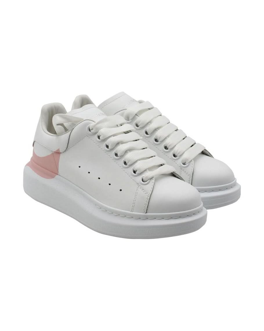 Alexander Mcqueen White Calfskin Chunky Sneakers