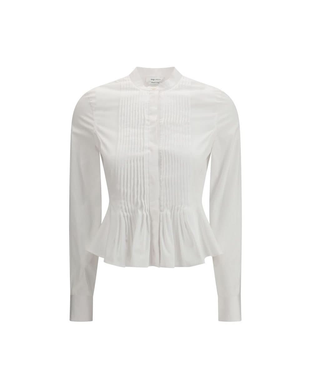Alexander Mcqueen White Cotton Shirt